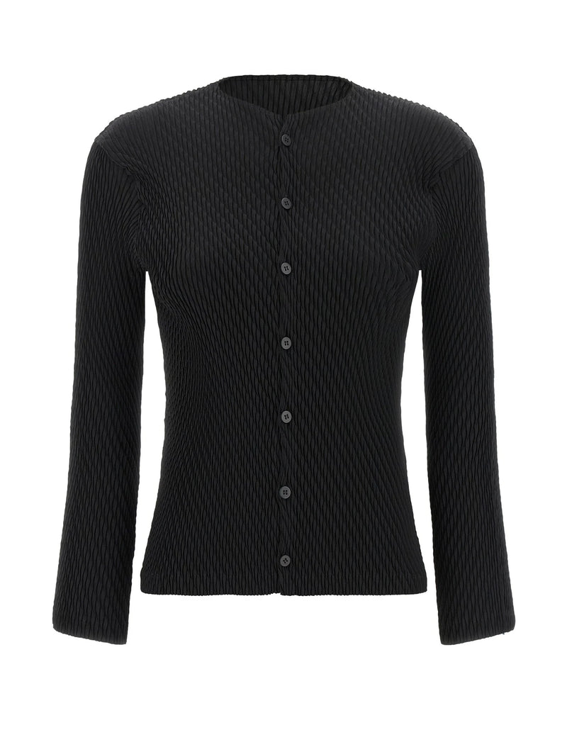 Issey Miyake Cardigan in black, Polyester