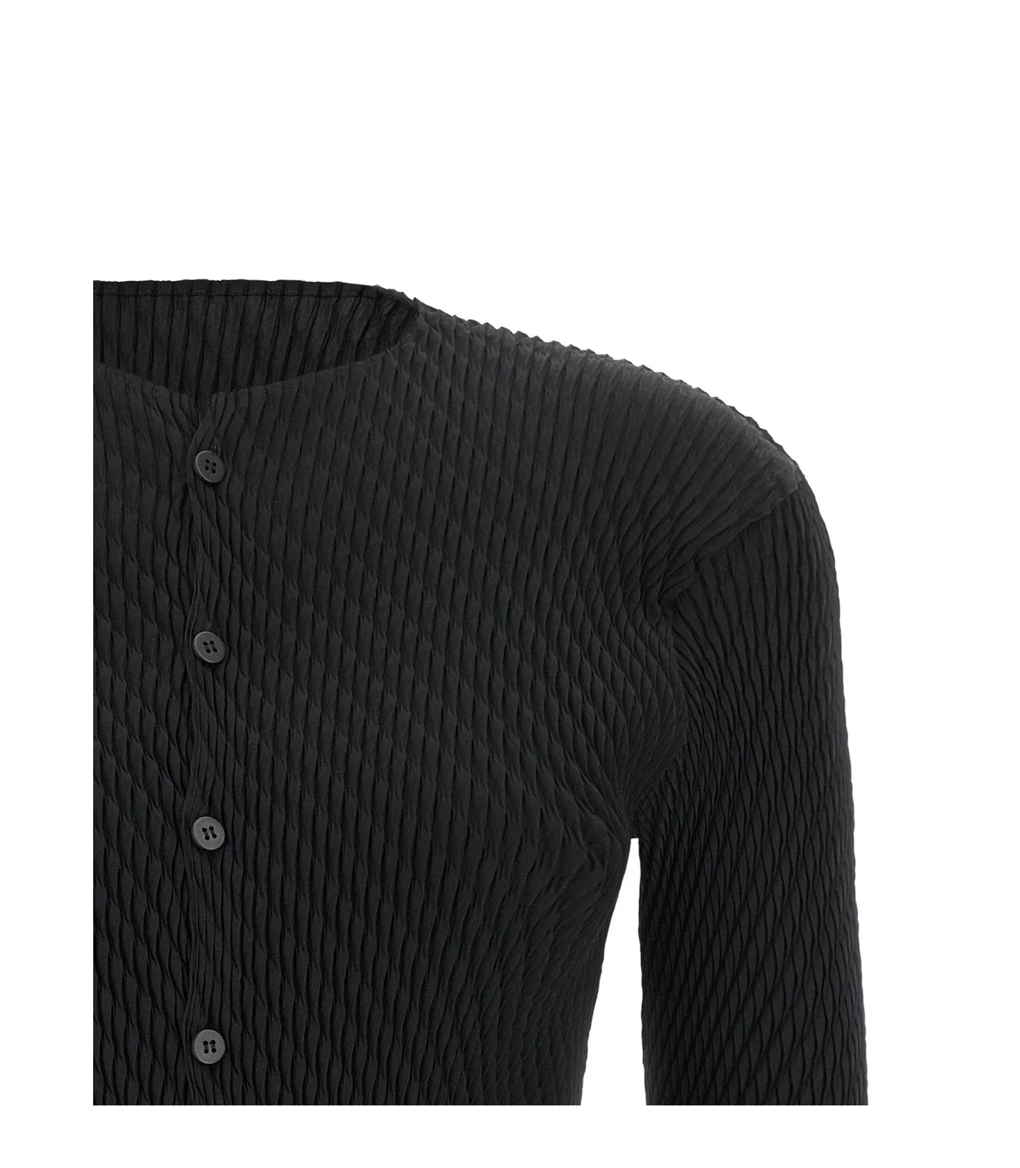 Issey Miyake Cardigan in black, Polyester — view 3