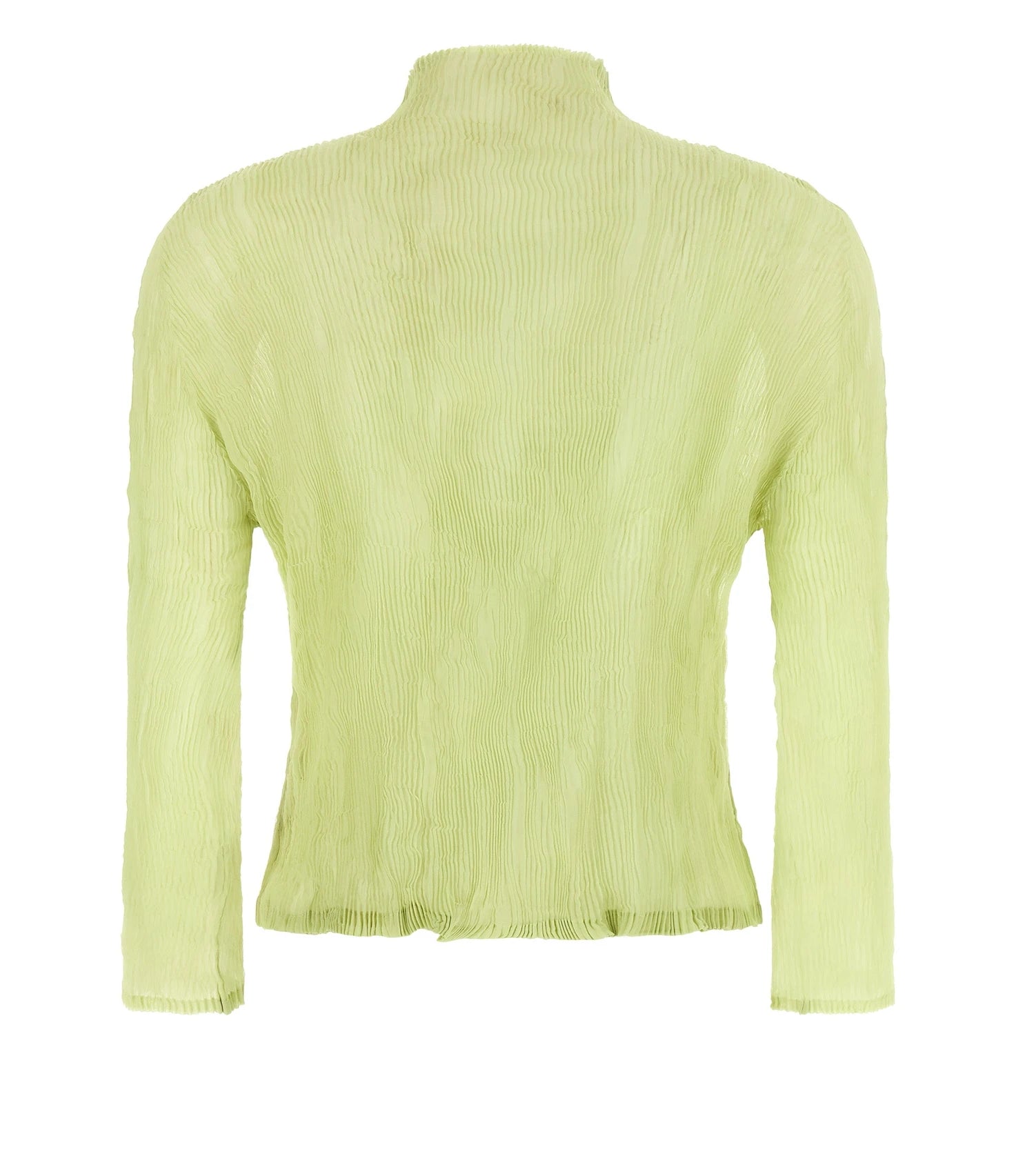 Issey Miyake Cardigan in green, Polyester — view 2