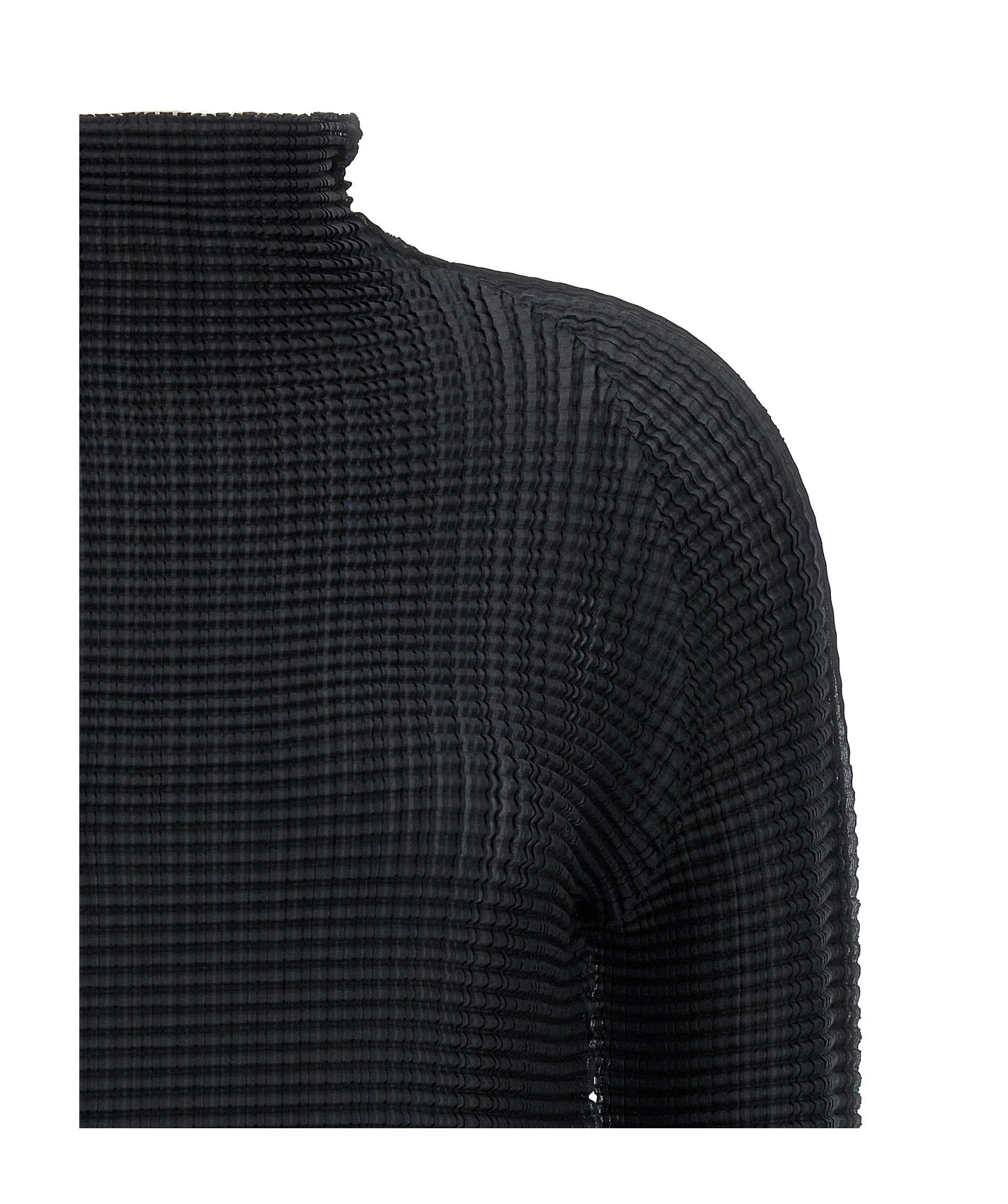 Issey Miyake Sweater in black, Polyester — view 3