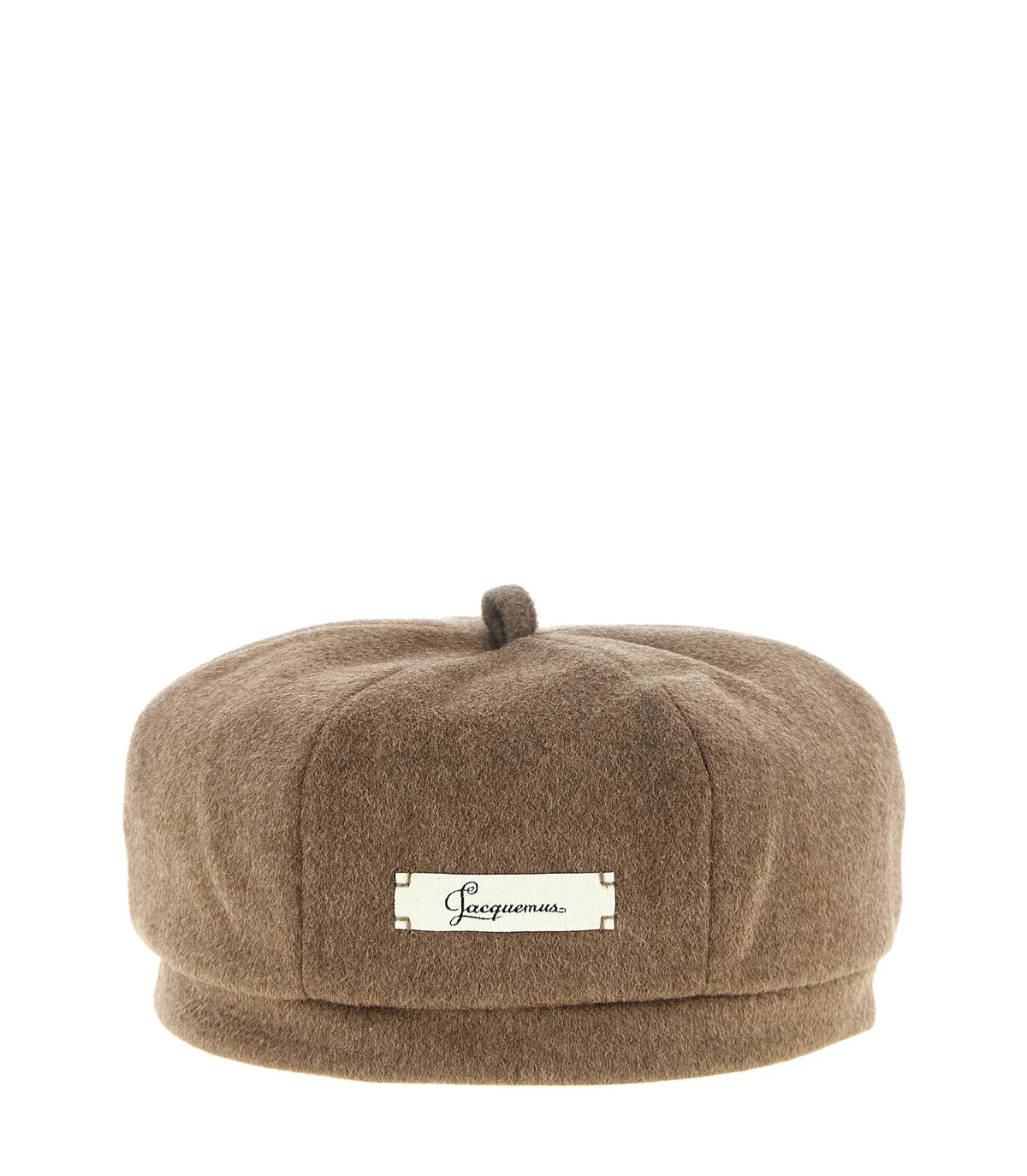 Jacquemus Beret in brown, Virgin Wool
