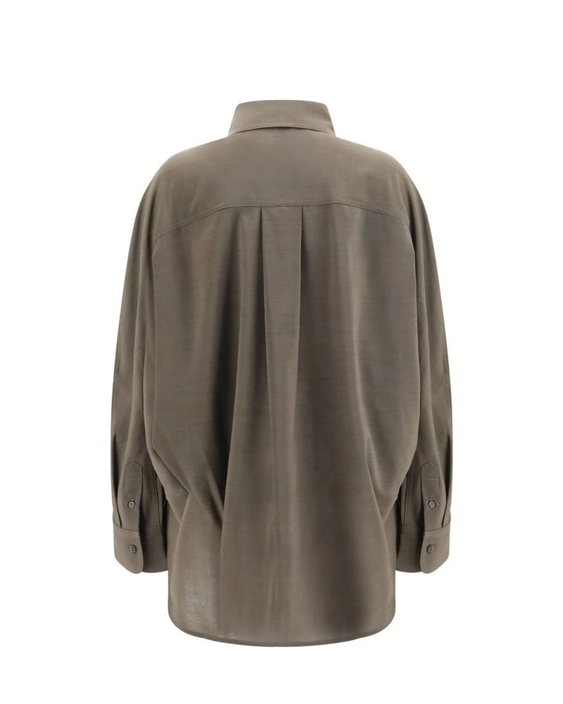 Jacquemus Dress Shirt in gray, Cotton — view 2
