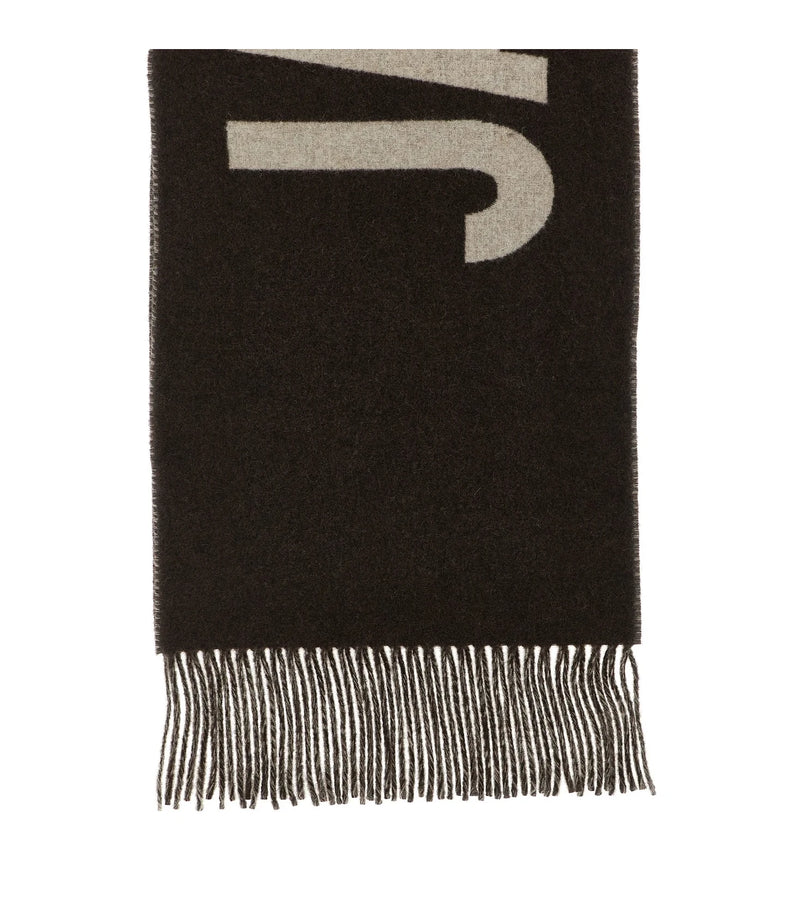 Jacquemus Scarves & Shawl in brown, Wool — view 2