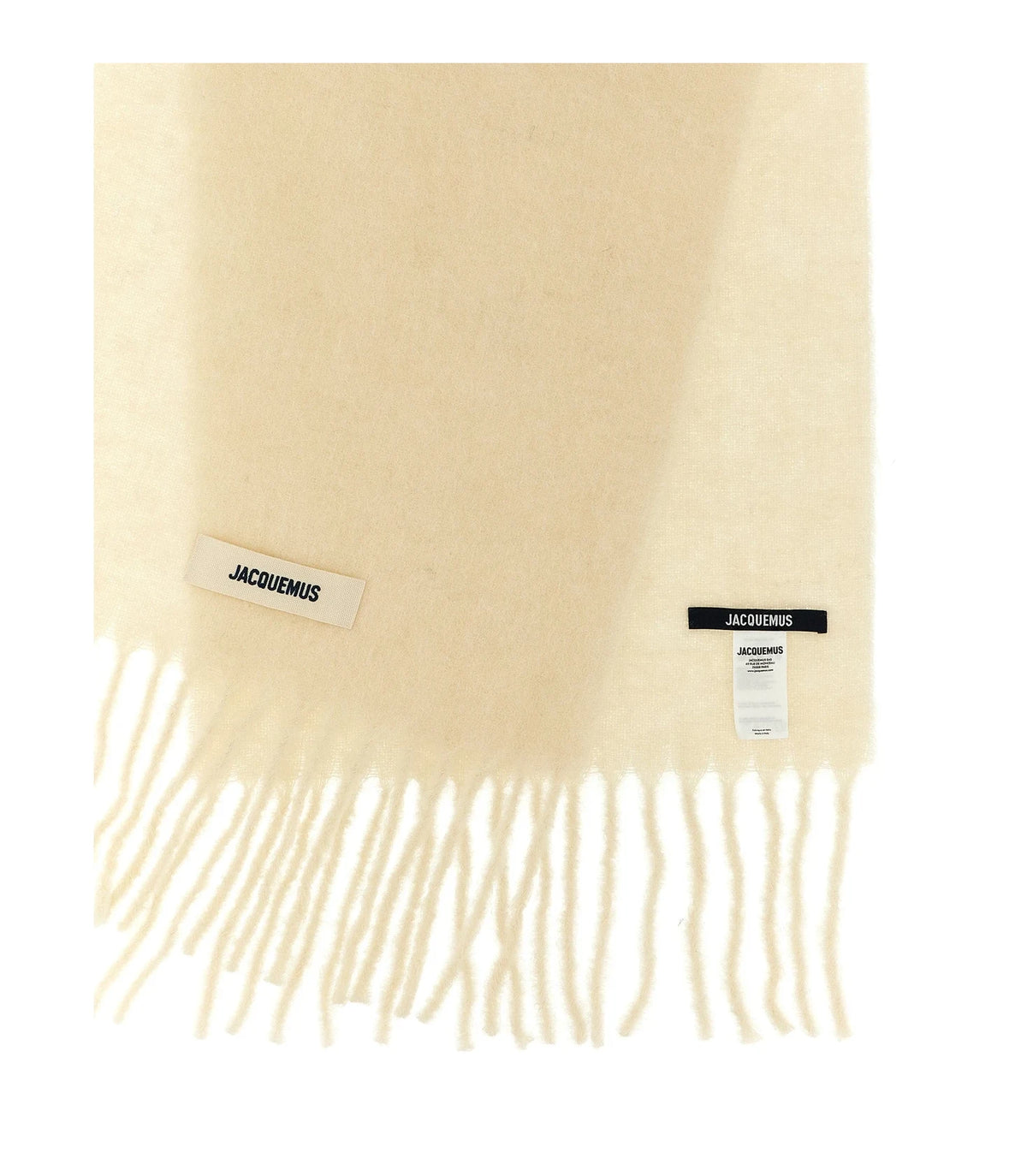 Jacquemus Scarves & Shawl in white, Alpaca — view 3