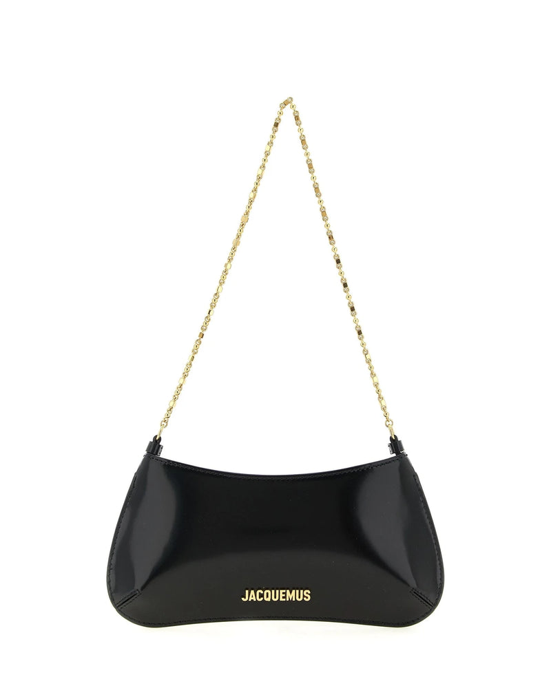 Jacquemus Shoulder Bag in black, Calfskin Leather