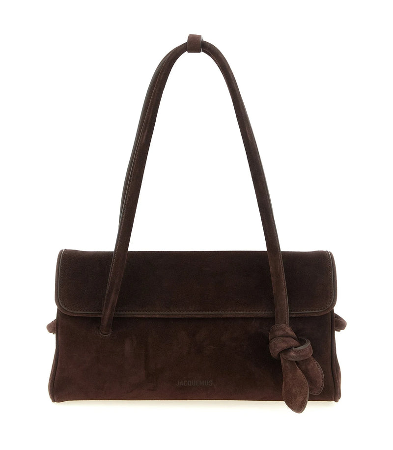 Jacquemus Shoulder Bag in brown, Calfskin Leather