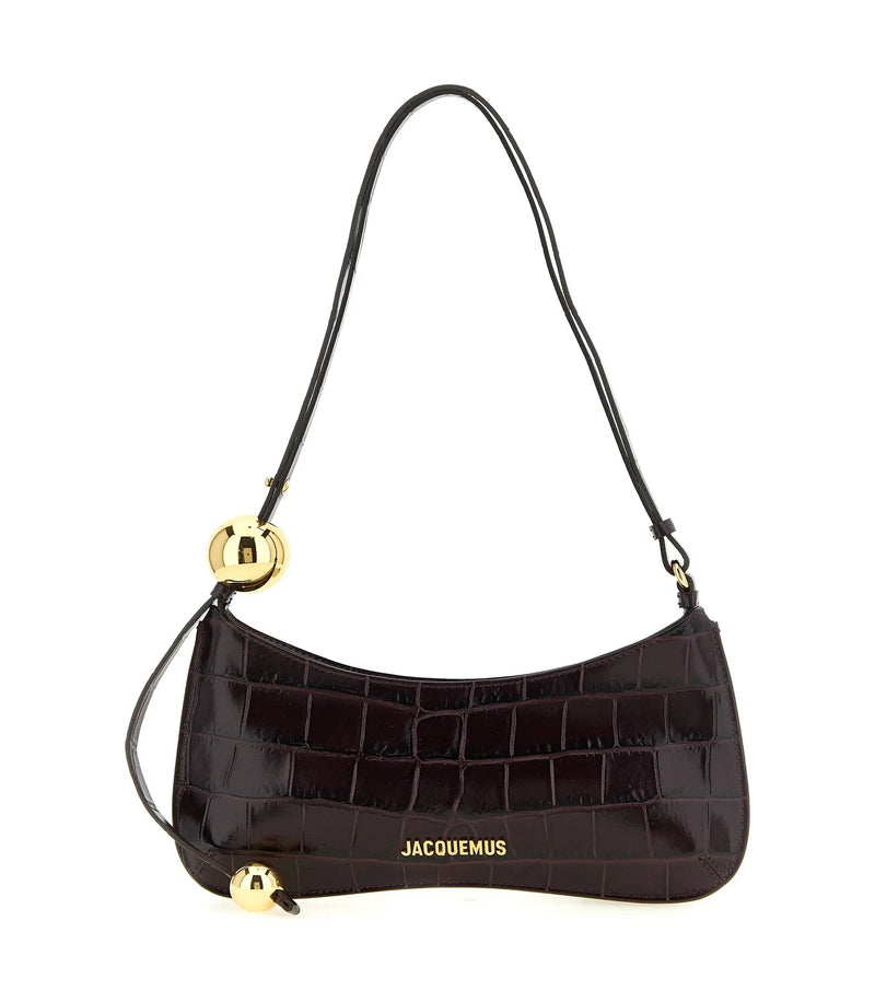 Jacquemus Shoulder Bag in red, Calfskin Leather