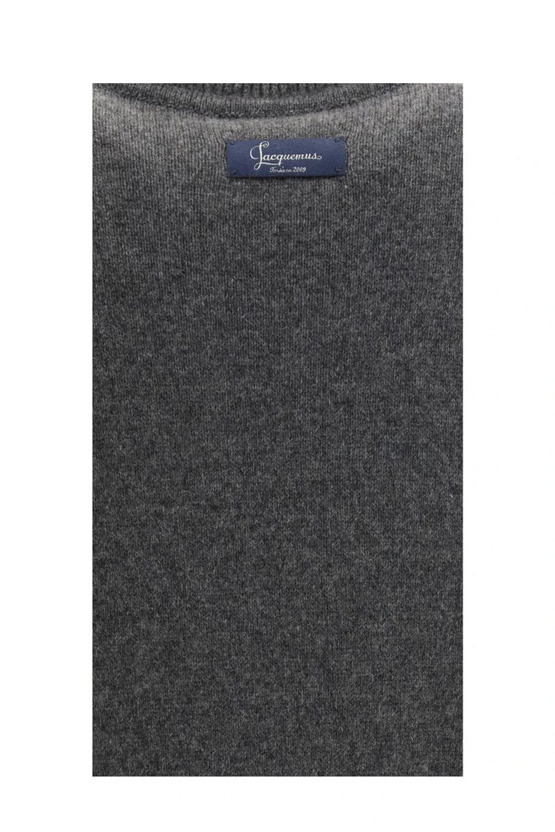 Jacquemus Sweater in gray, Kashmir — view 3