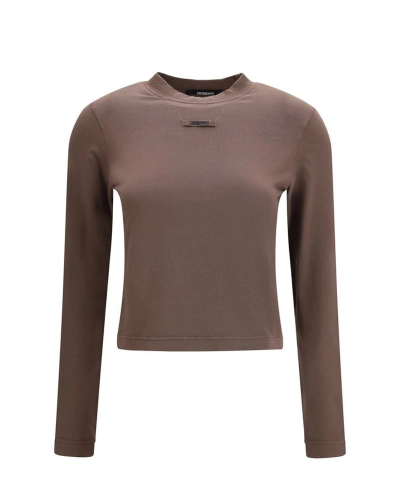 Jacquemus T-Shirt in brown, Cotton
