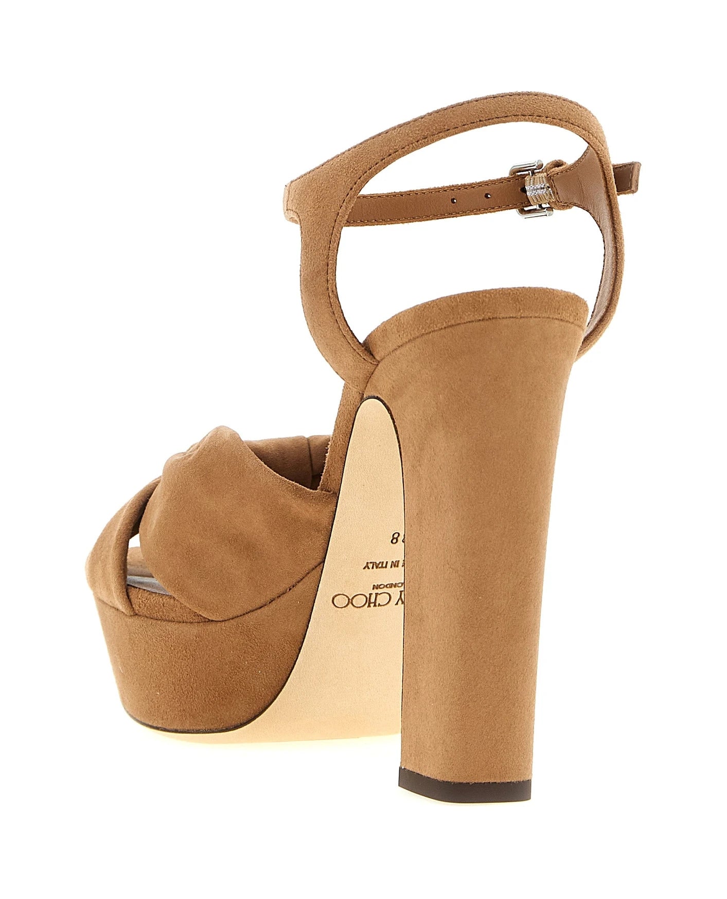 Jimmy Choo Brown Stiletto Sandals 
