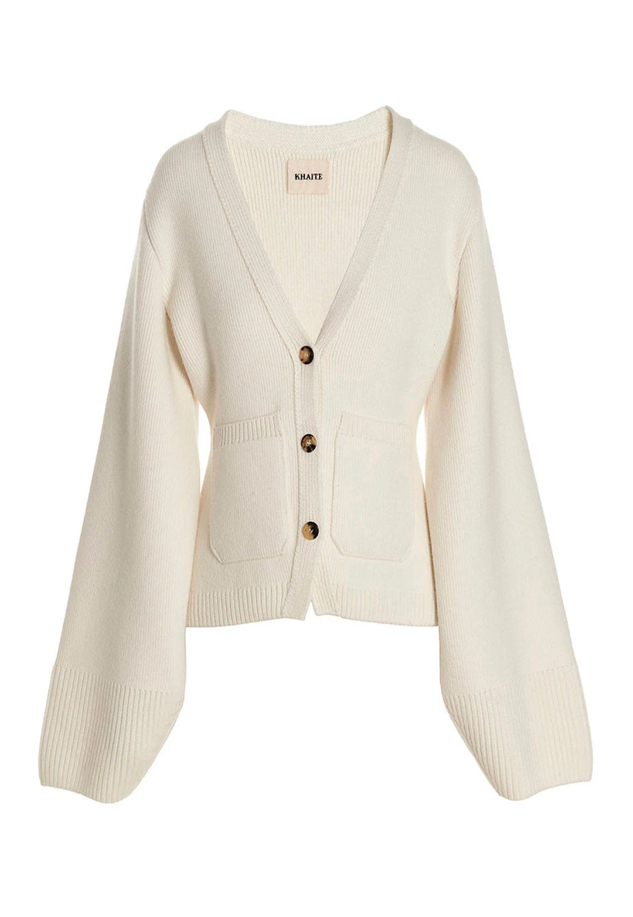 Khaite Cardigan in white, Cashmere