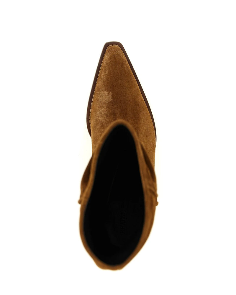 Khaite Chelsea Boots in brown, Calfskin Leather — view 4