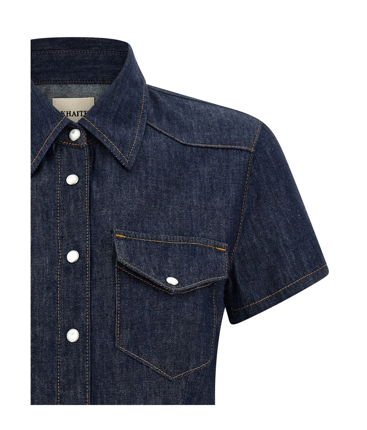 Khaite Dress Shirt in blue, Cotton — view 3