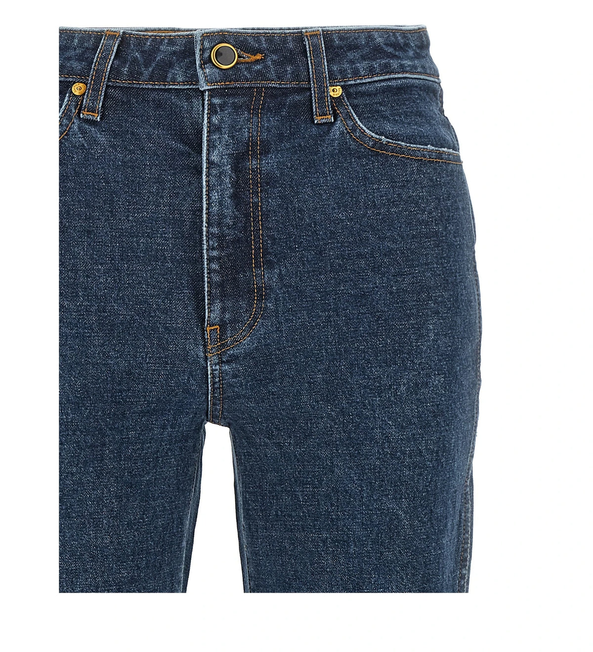 Khaite Jean in blue, Cotton — view 3