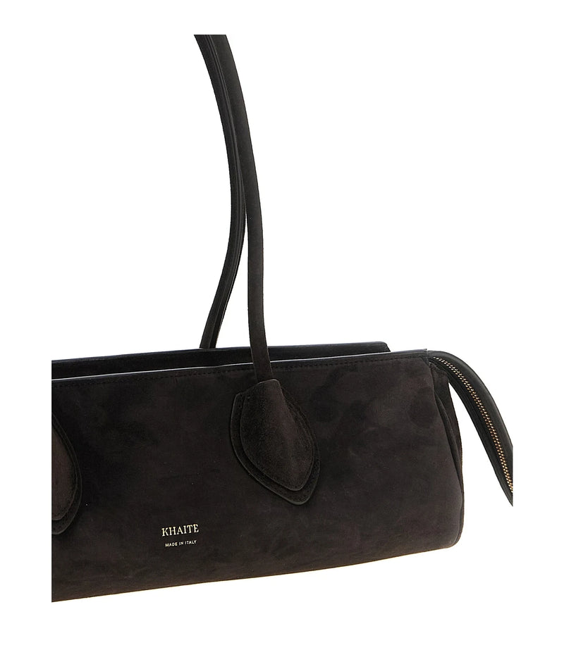Khaite Shoulder Bag in brown, Calfskin Leather — view 3