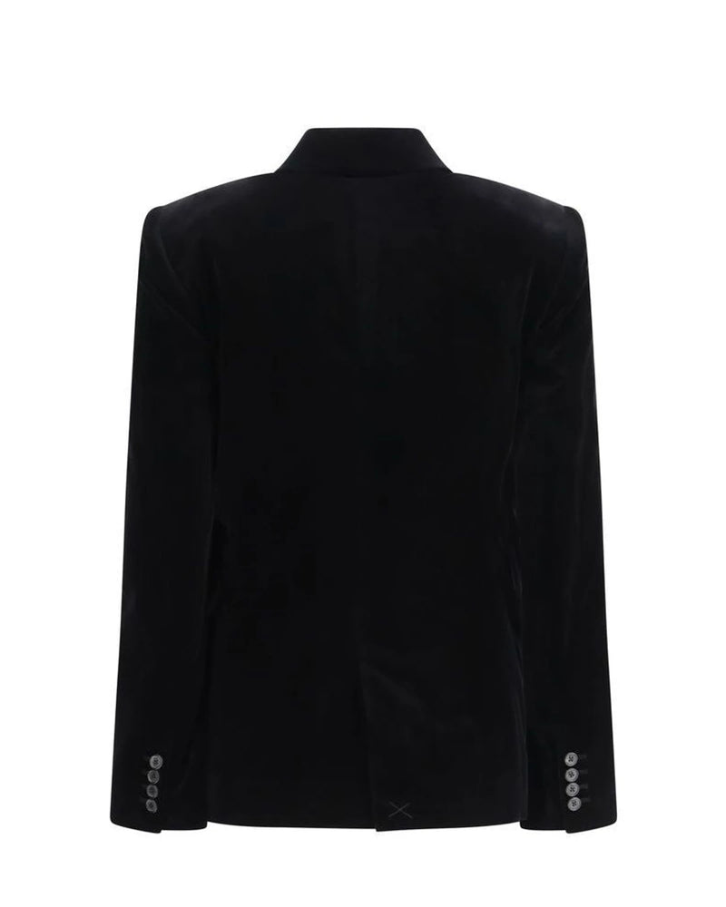 Khaite Sport Jacket in black, Cotton — view 2