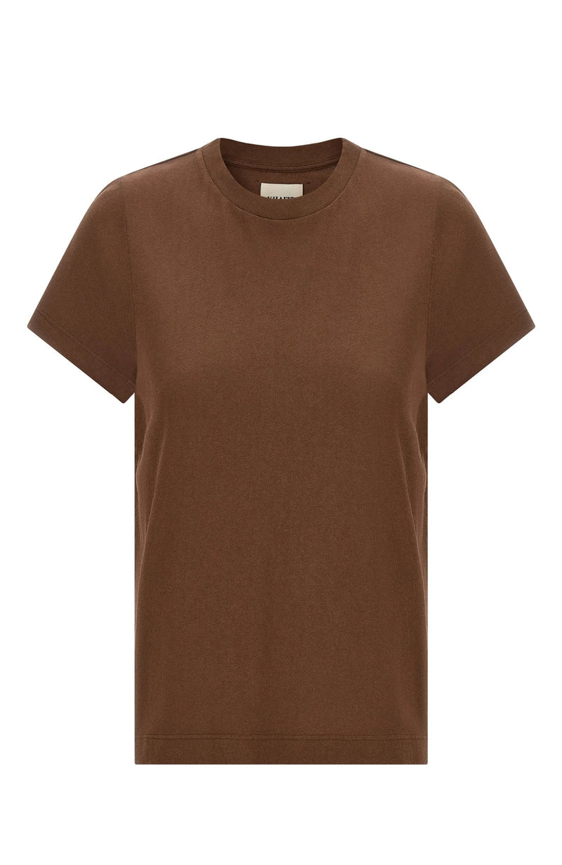 Khaite T-Shirt in brown, Cotton