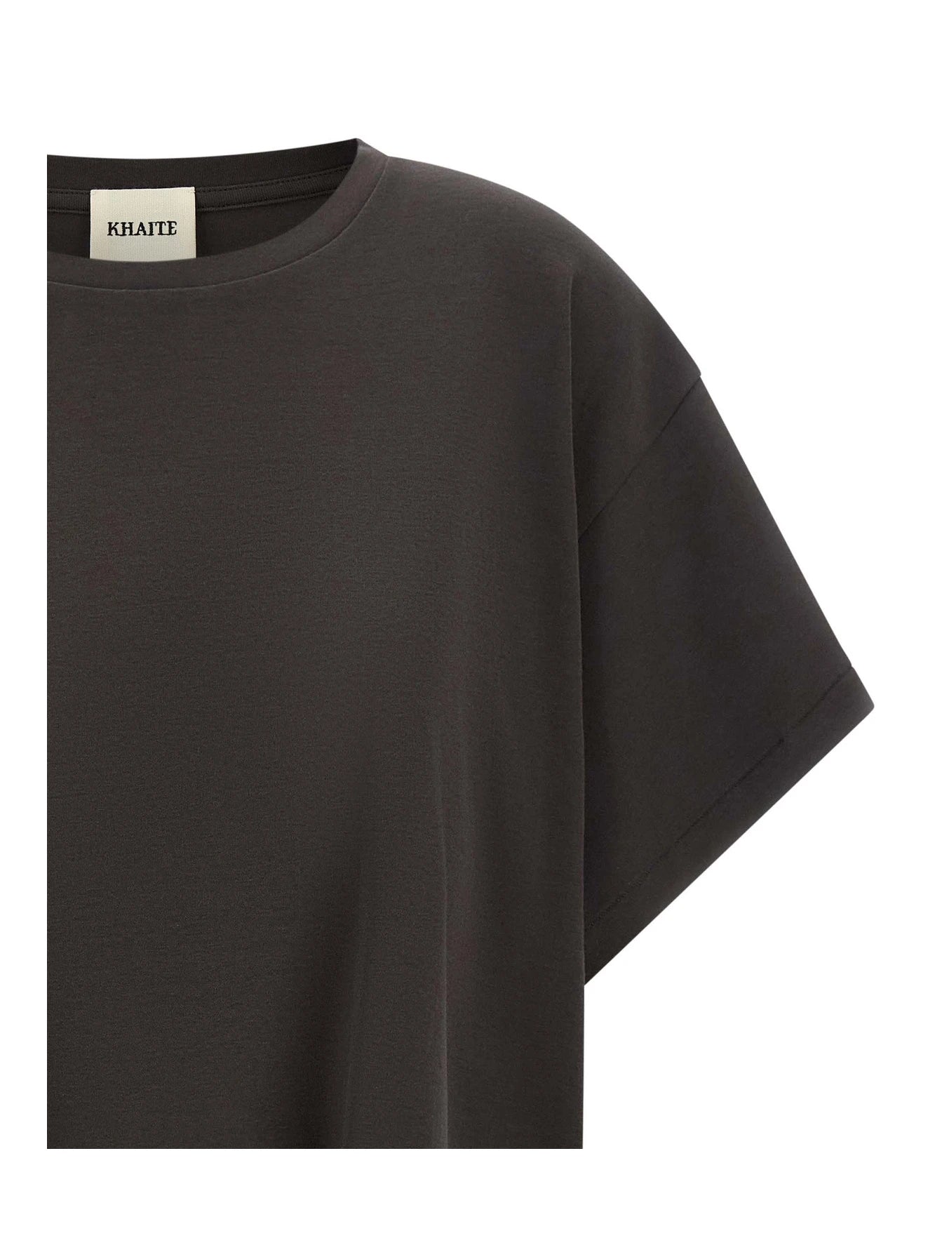 Khaite T-Shirt in gray, Cotton — view 3