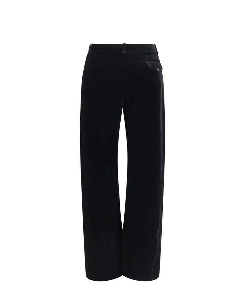 Khaite Trouser in black, Viscose — view 2