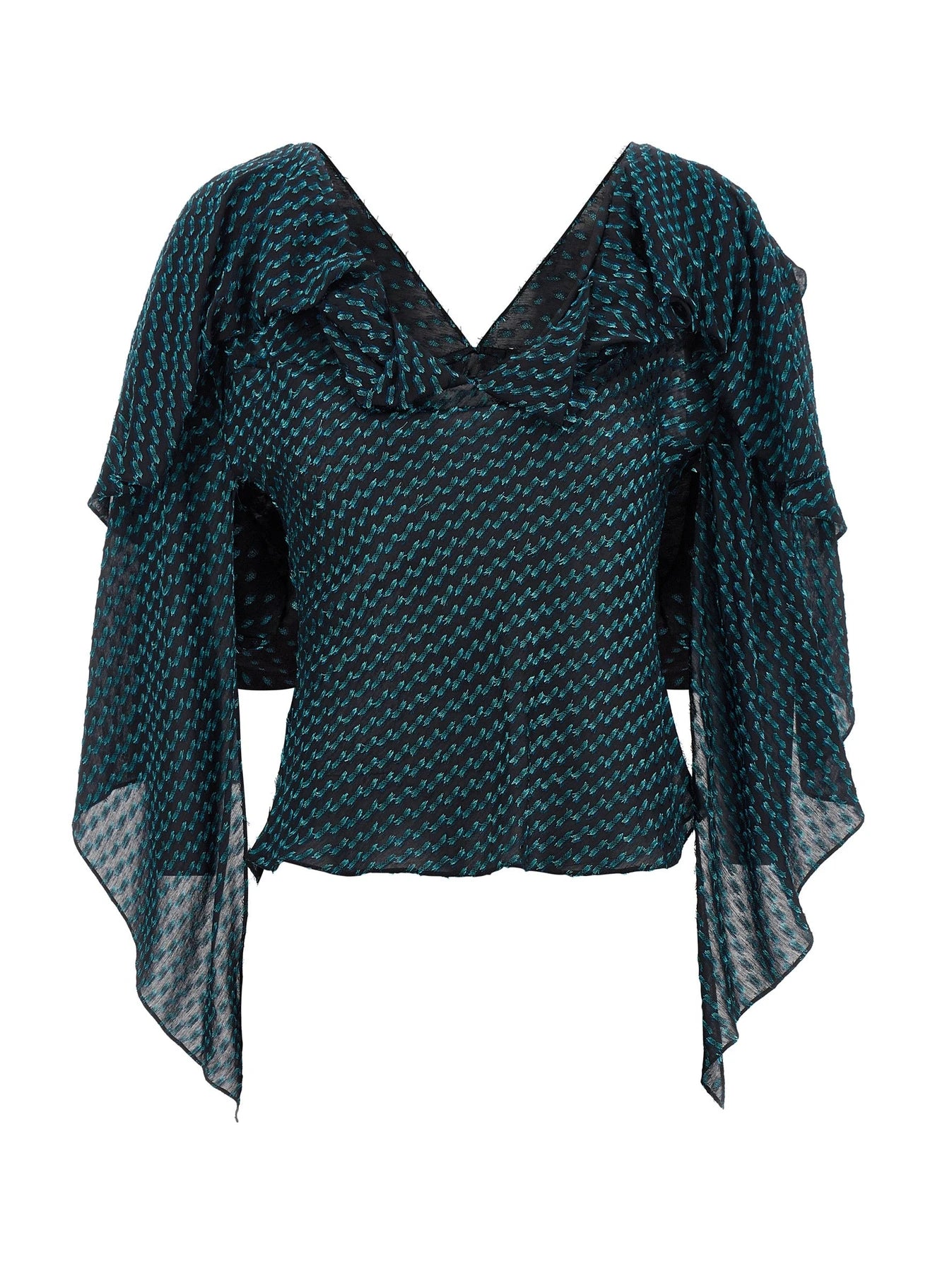 Kiko Kostadinov Blouse in blue, Modal