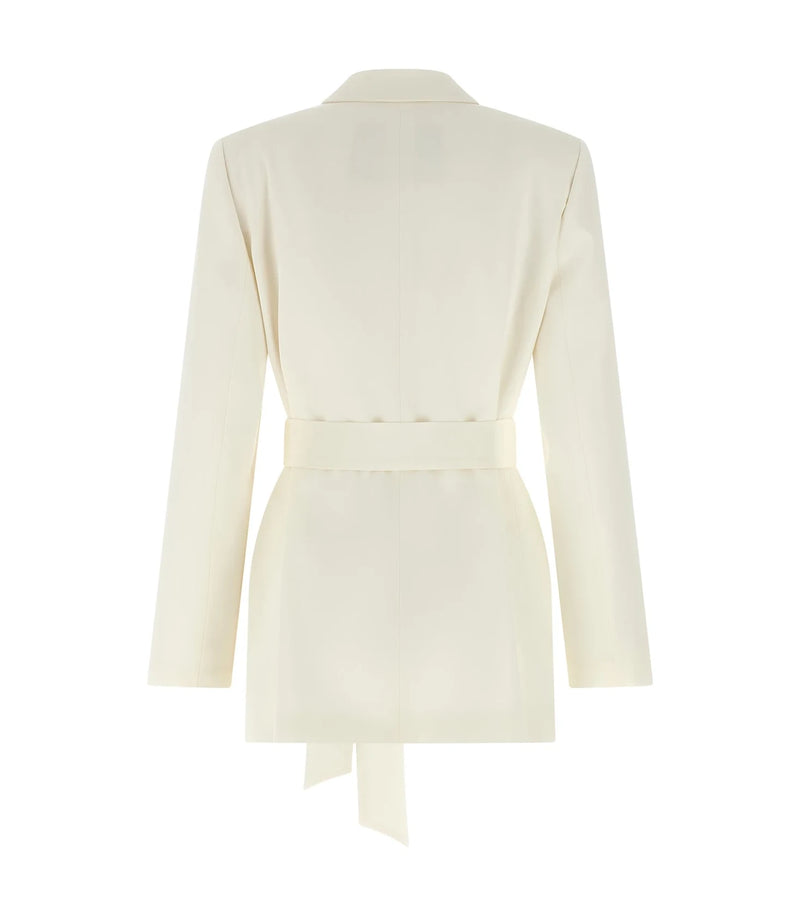 Kiton Blazer in white, Silk — view 2