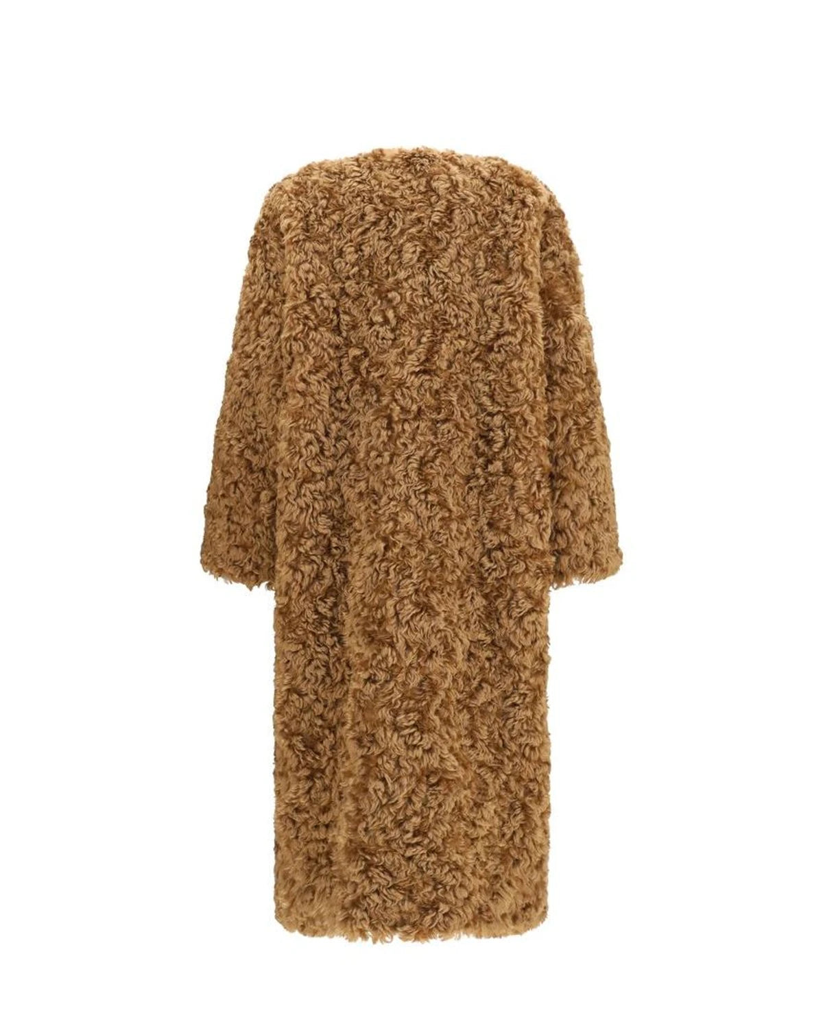 Kristina Ti Pea Coat in brown, Polyester — view 2