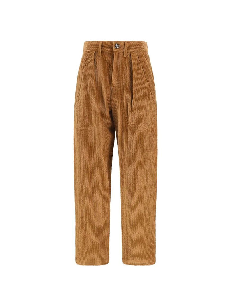 Kristina Ti Trouser in brown, Cotton