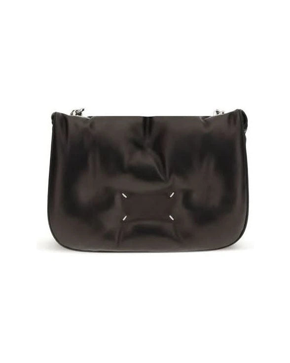 Maison Margiela Black Lamb Ovis Aries Shoulder Bag 