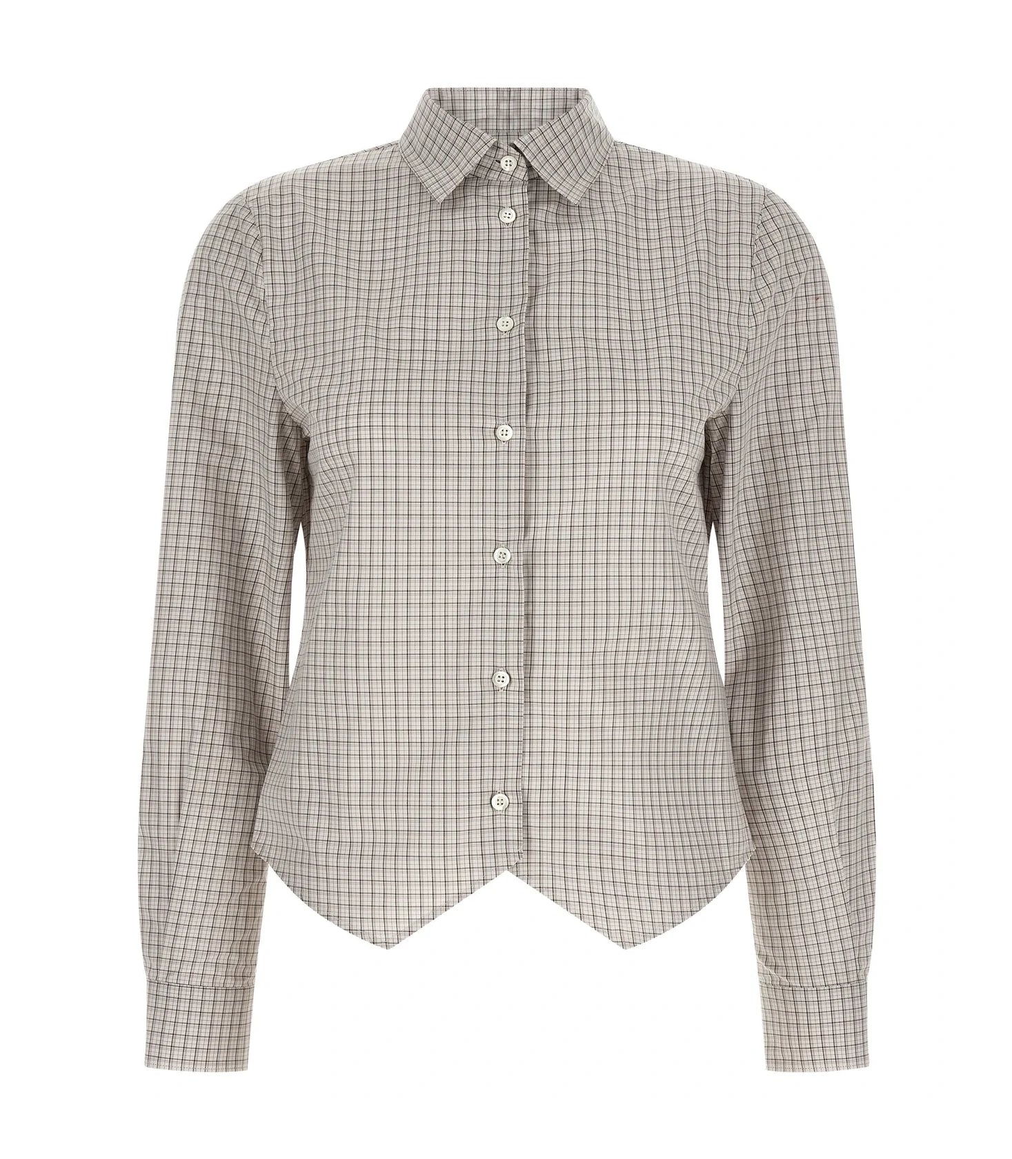 Maison Margiela Dress Shirt in beige, Cotton