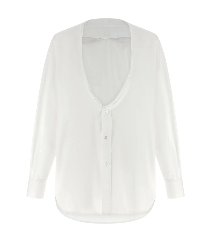 Maison Margiela Dress Shirt in white, Cotton — view 2