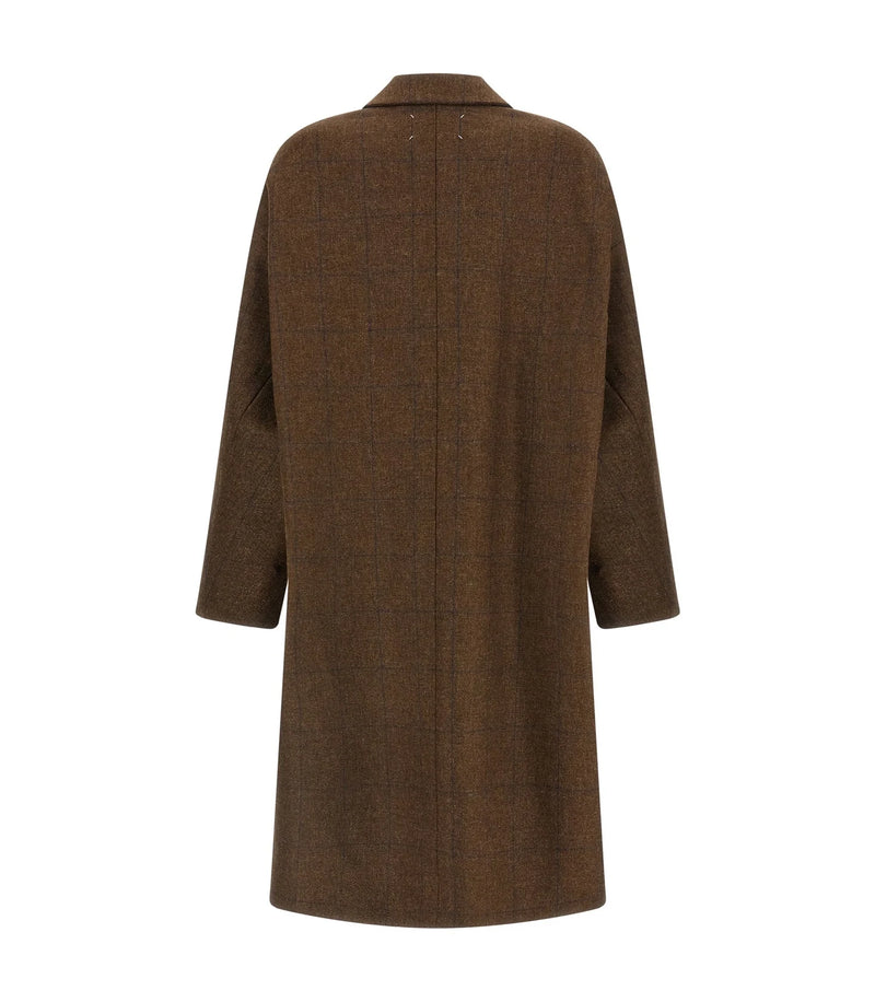 Maison Margiela Overcoat in brown, Wool — view 2