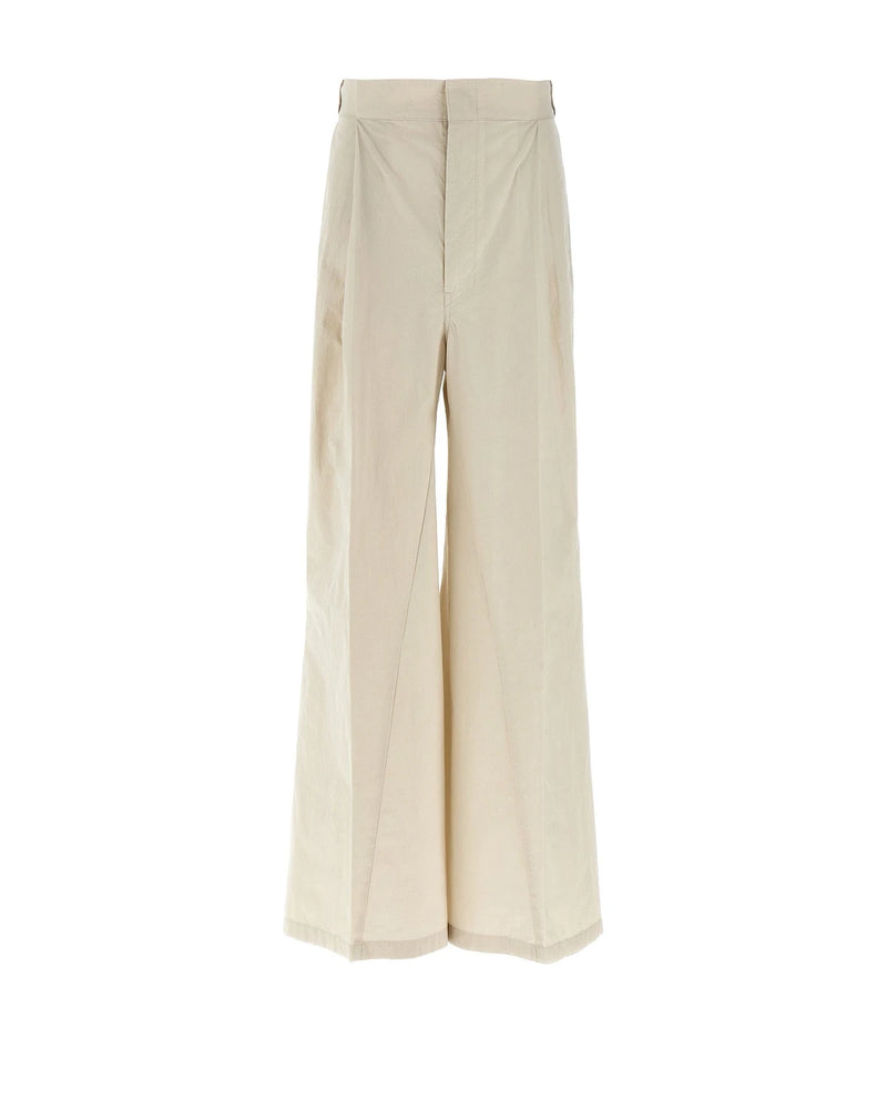 Maison Margiela Palazzo Pant in beige, Cotton