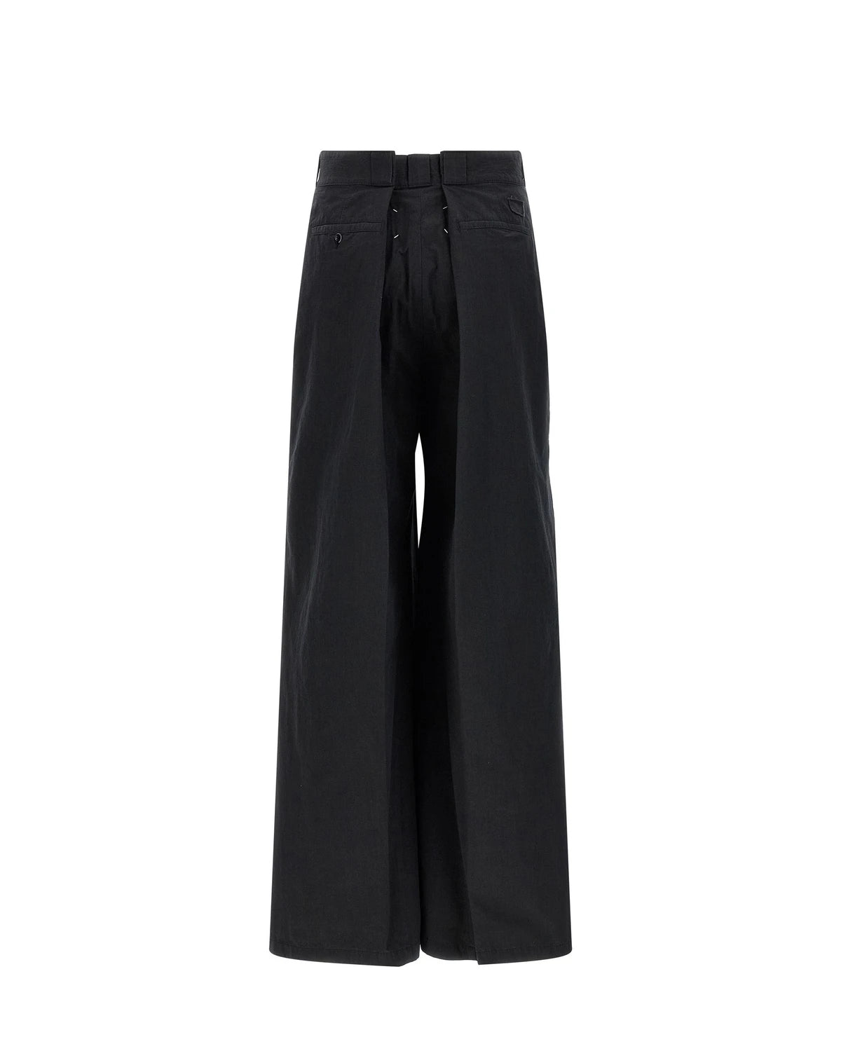 Maison Margiela Palazzo Pant in black, Cotton — view 2