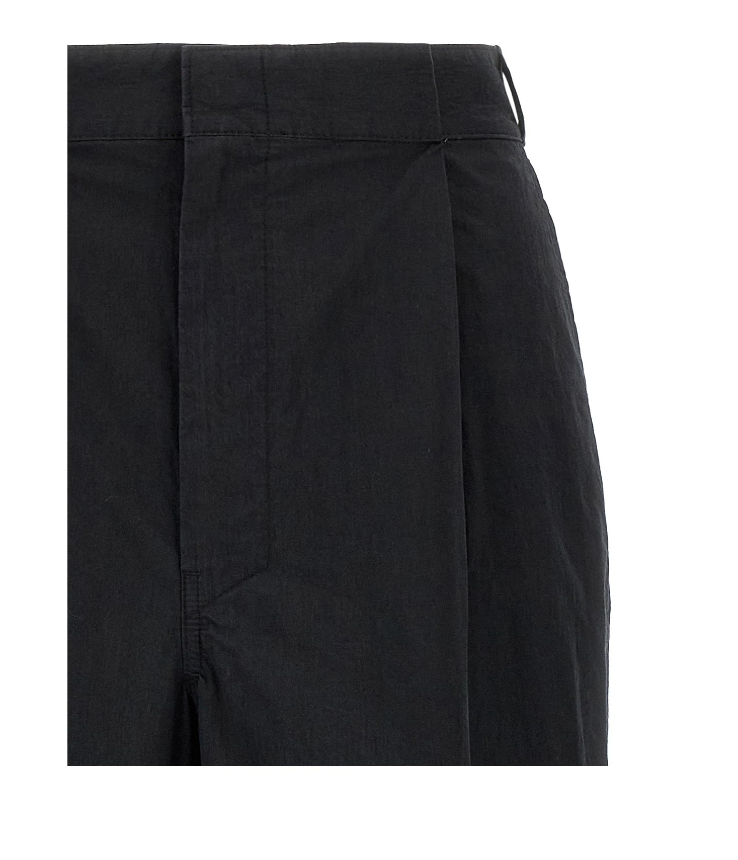 Maison Margiela Palazzo Pant in black, Cotton — view 3