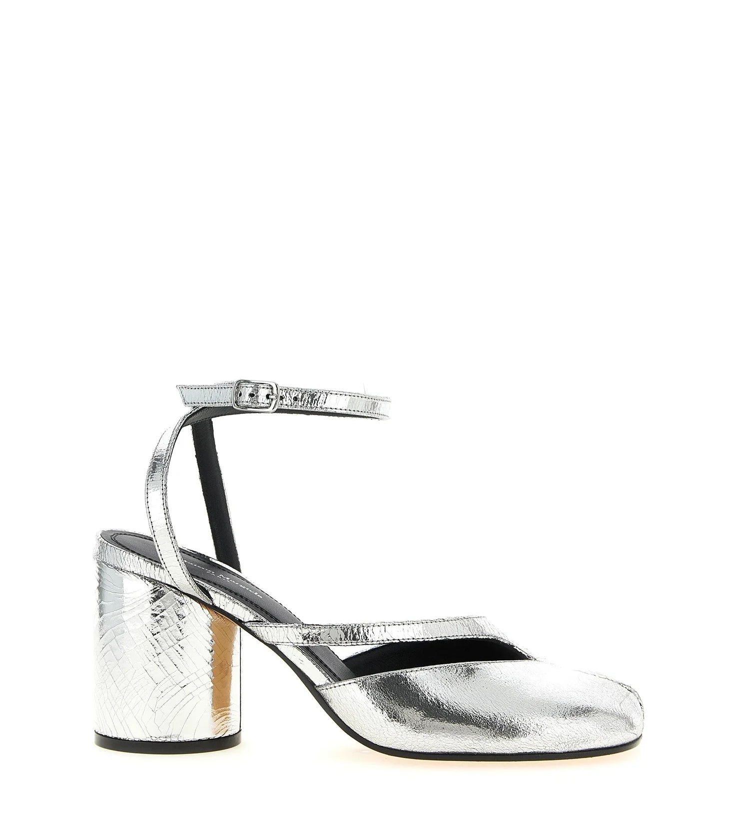 Maison Margiela Pumps in silver, Calfskin Leather
