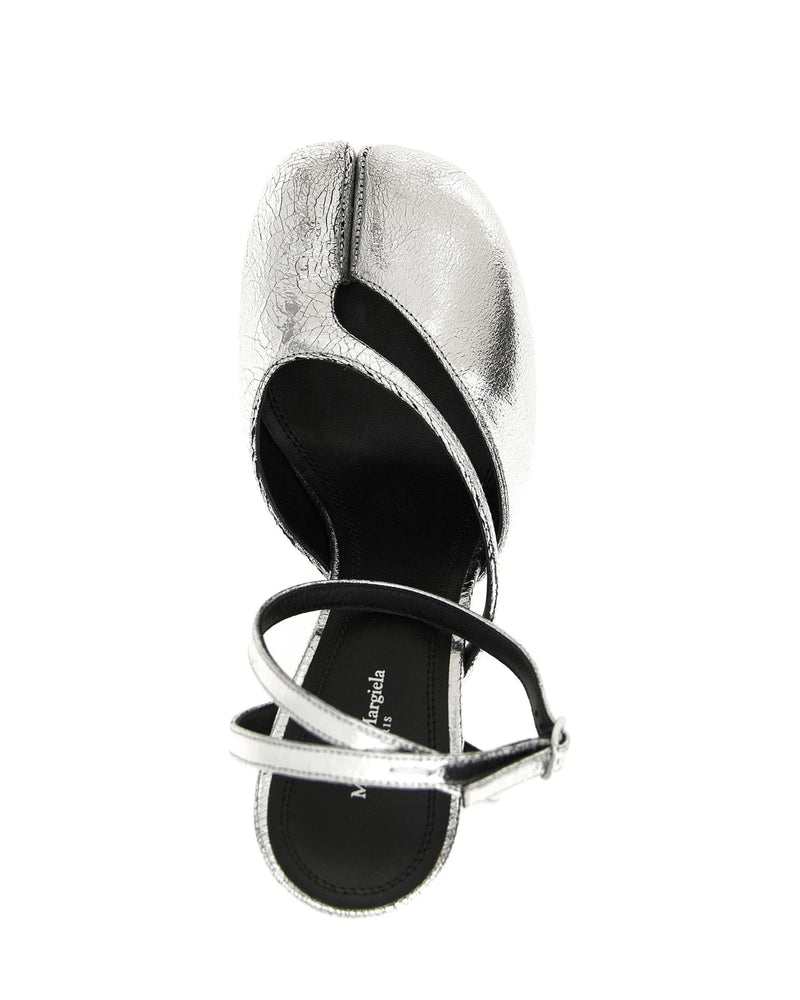Maison Margiela Pumps in silver, Calfskin Leather — view 4