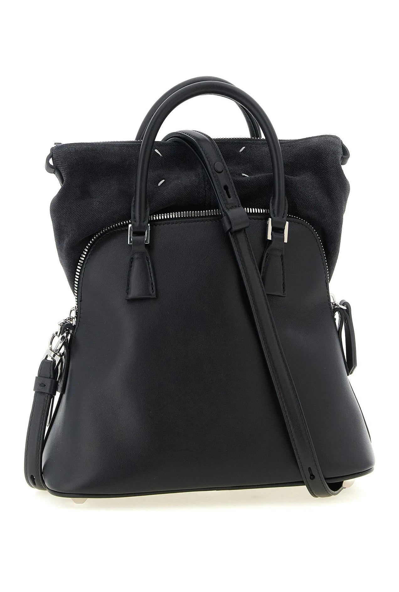 Maison Margiela Satchel Bag in black, Calfskin Leather — view 2