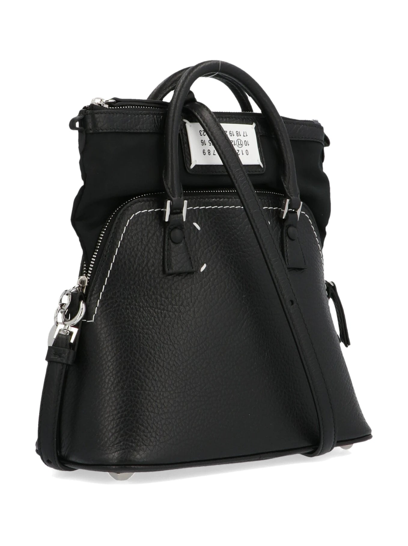 Maison Margiela Satchel Bag in black, Calfskin Leather — view 3