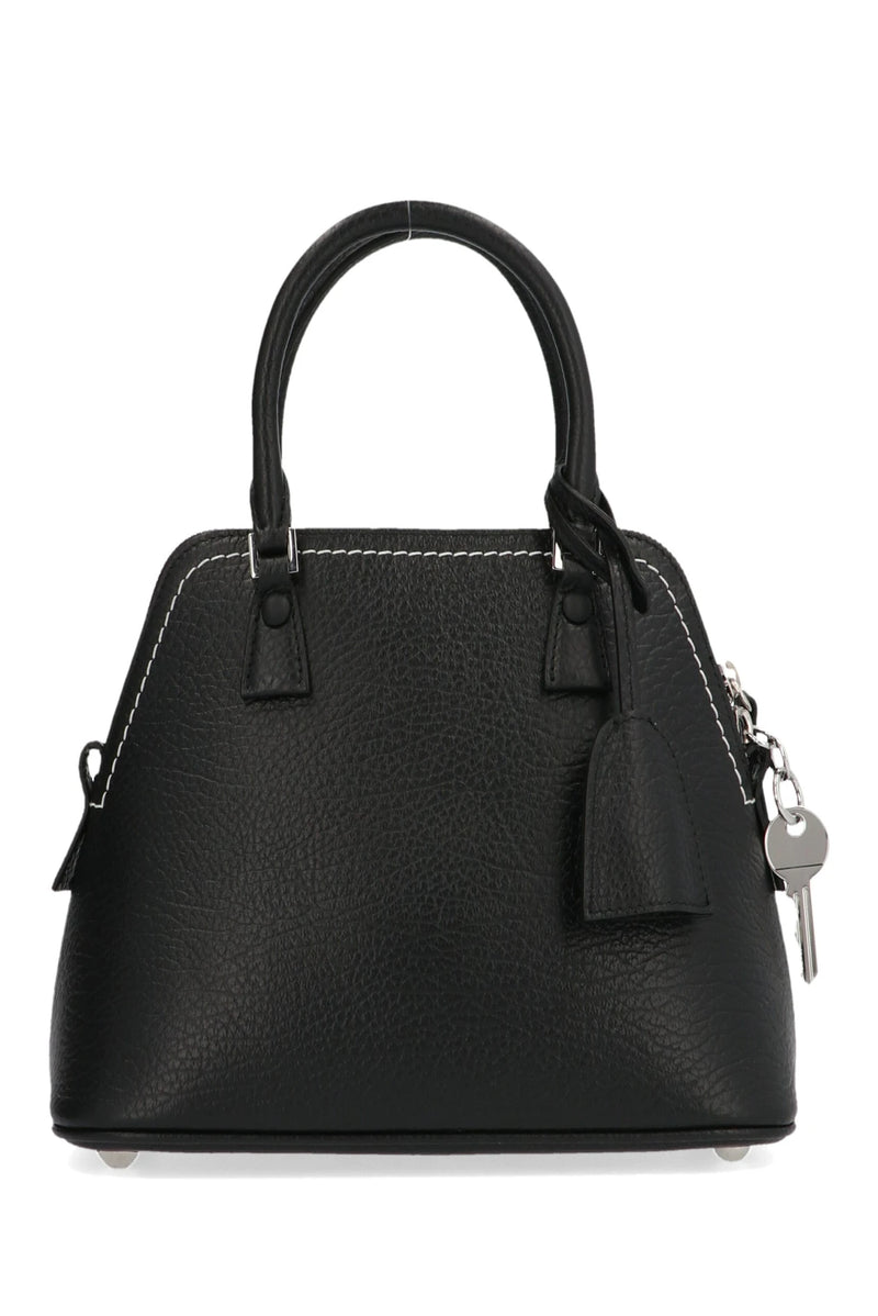 Maison Margiela Satchel Bag in black, Calfskin Leather — view 4