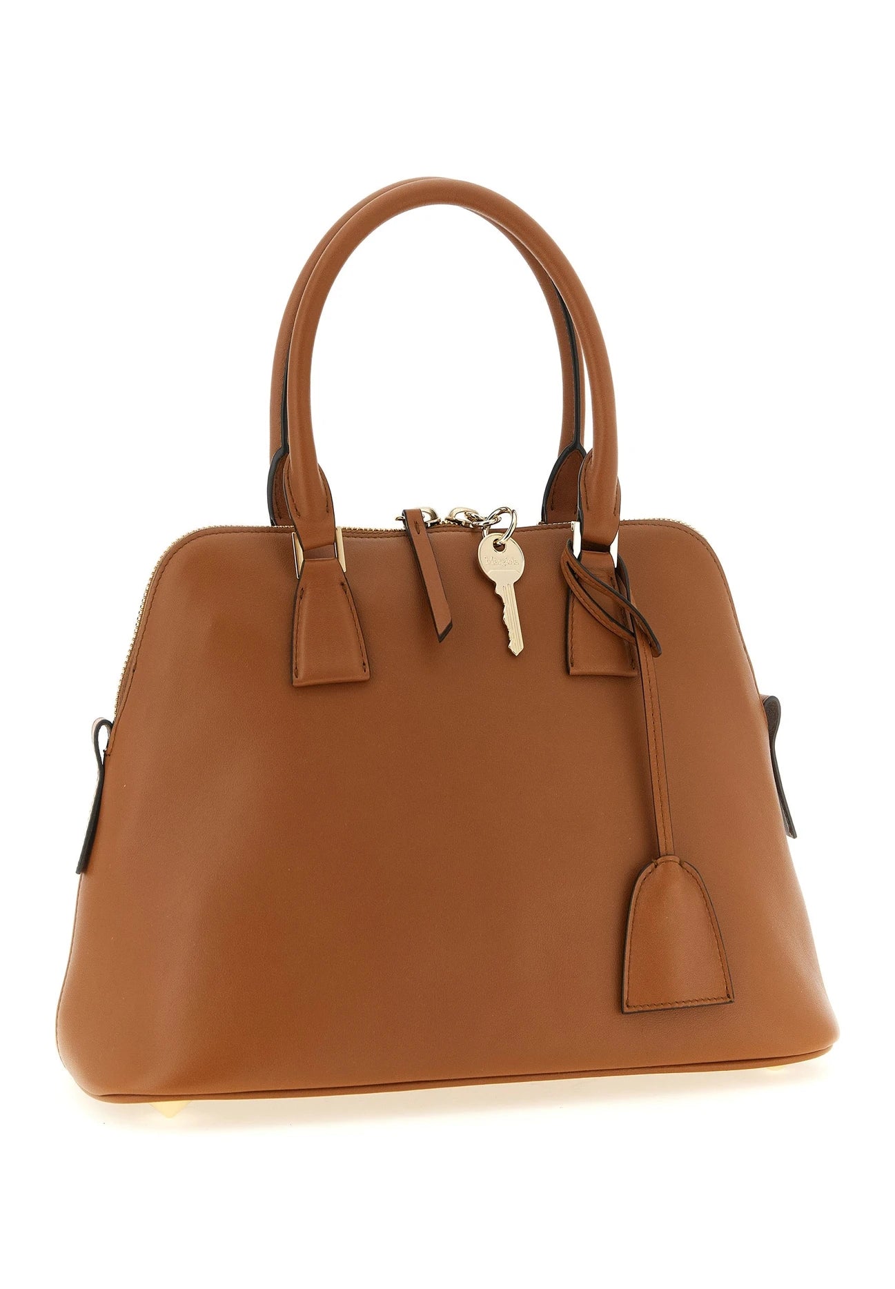 Maison Margiela Satchel Bag in brown, Calfskin Leather — view 3