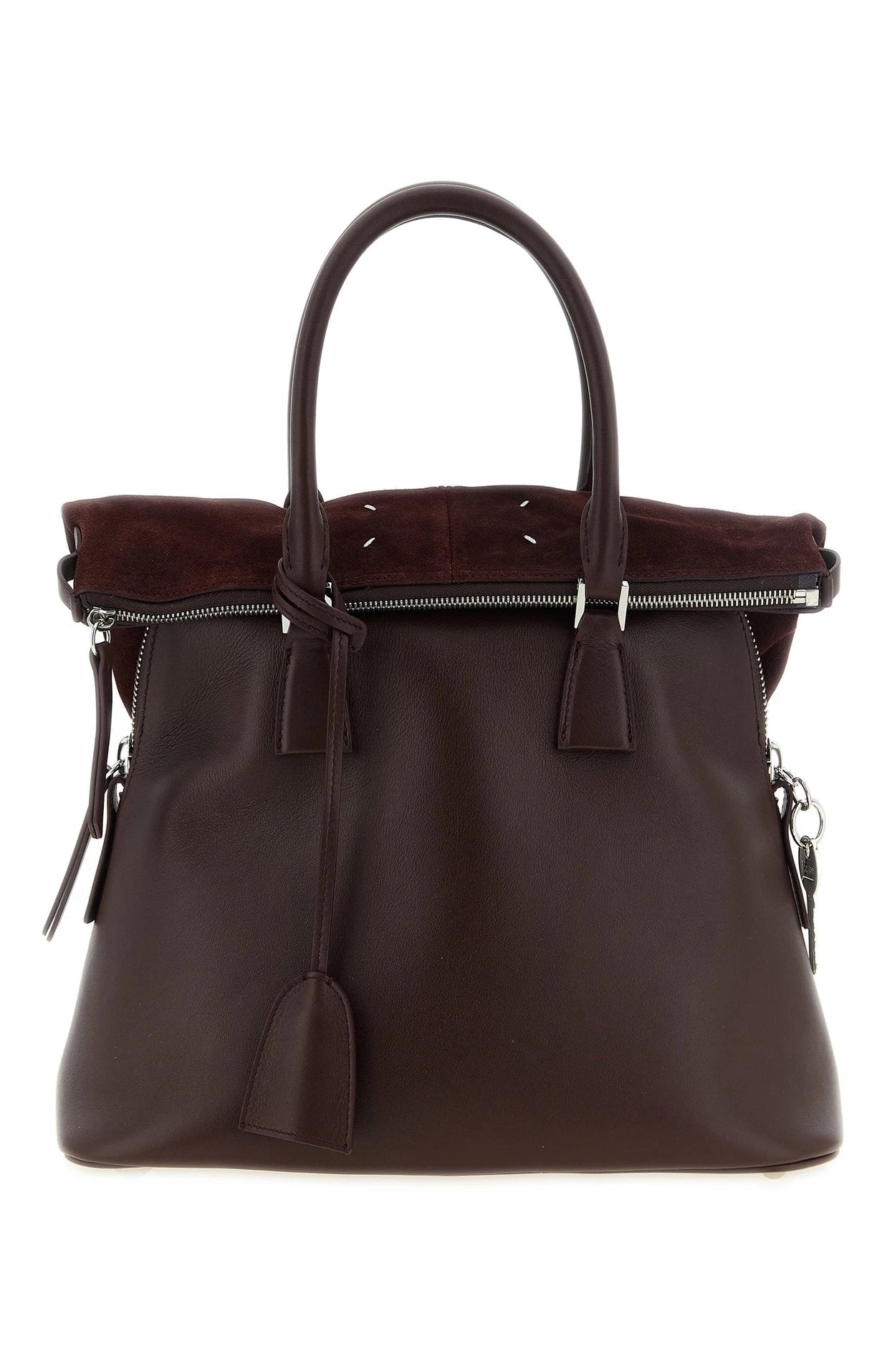 Maison Margiela Satchel Bag in red, Calfskin Leather