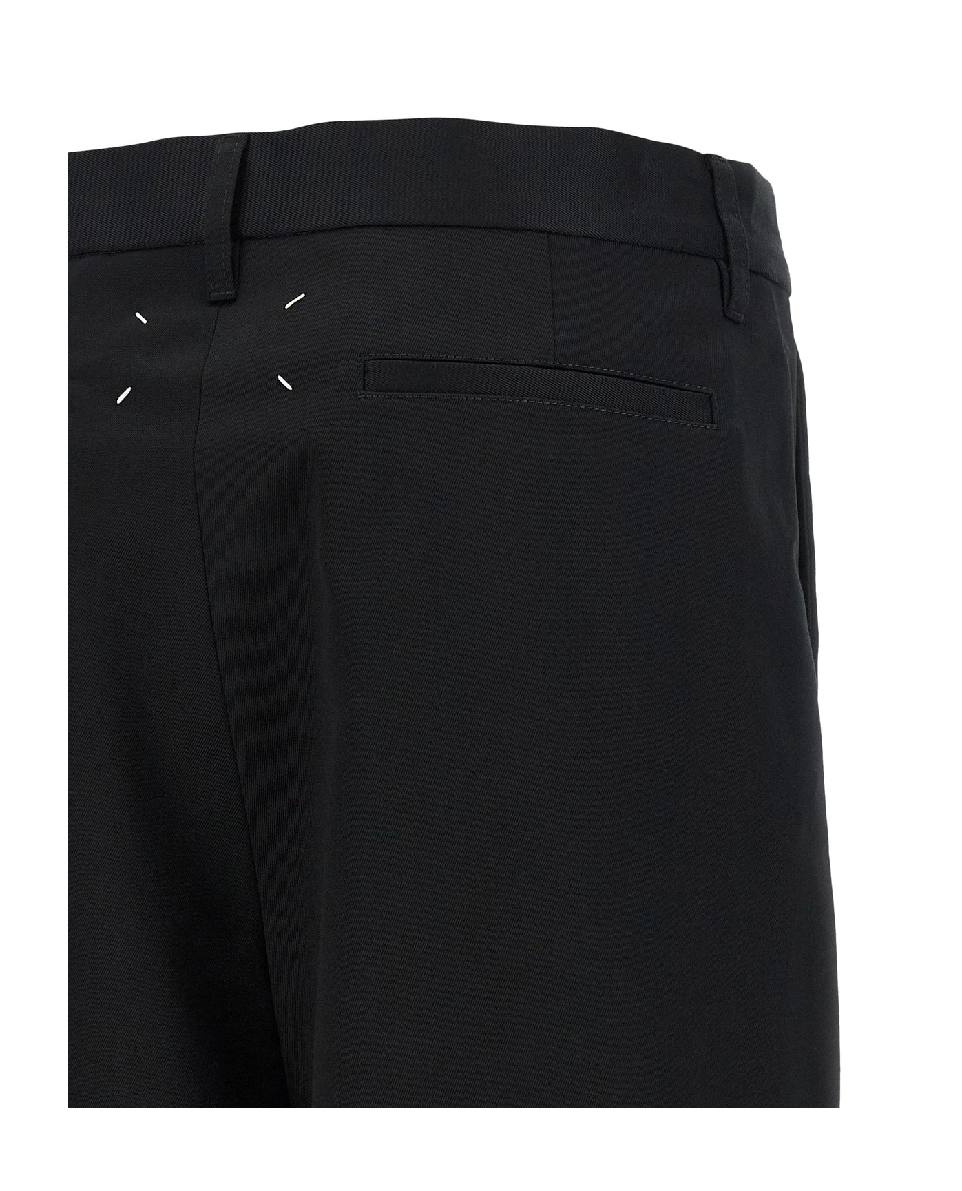 Maison Margiela Short Trouser in black, Cotton — view 4
