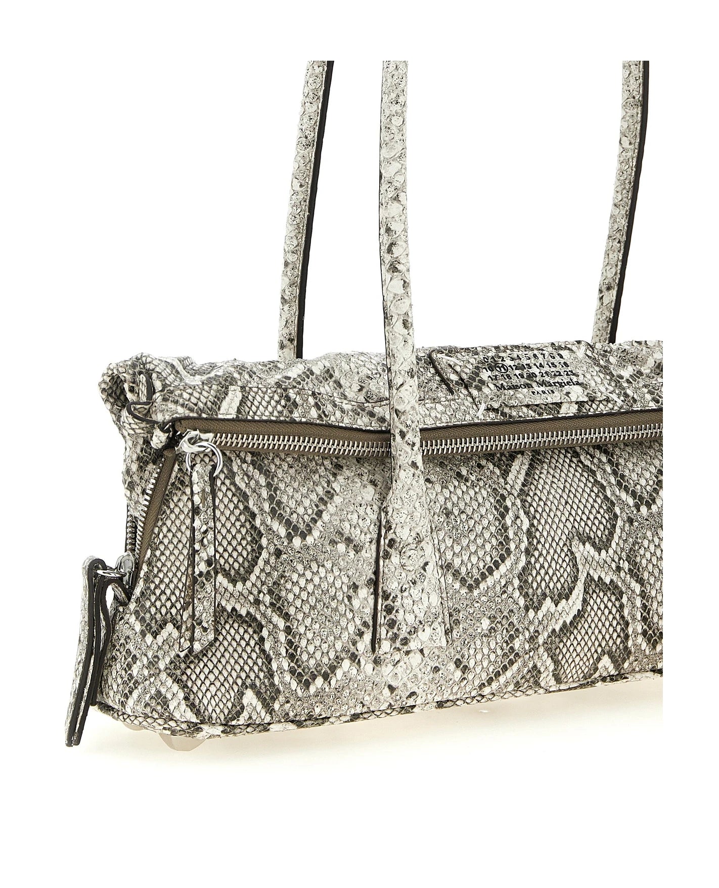 Maison Margiela Shoulder Bag in white, Goat Leather — view 3