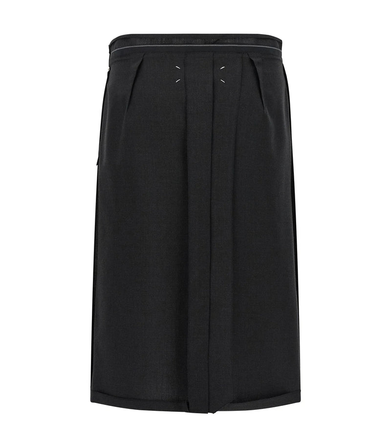 Maison Margiela Skirt in black, Virgin Wool — view 2