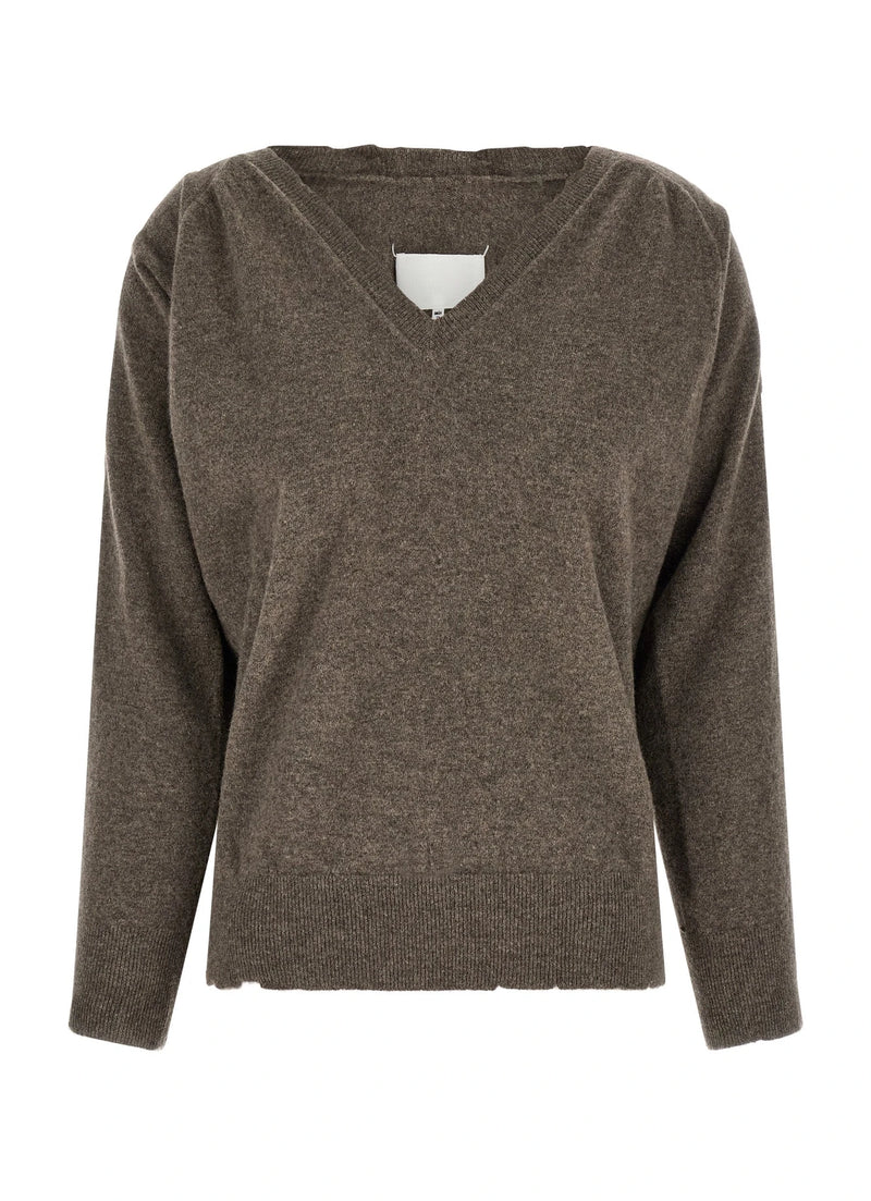 Maison Margiela Sweater in brown, Virgin Wool