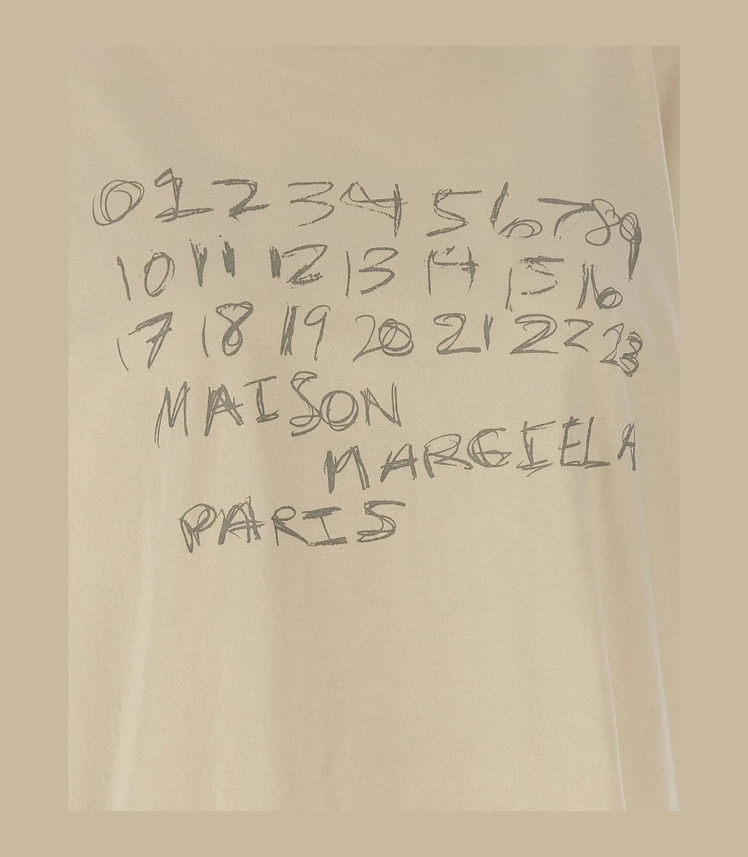 Maison Margiela T-Shirt in beige, Cotton — view 4