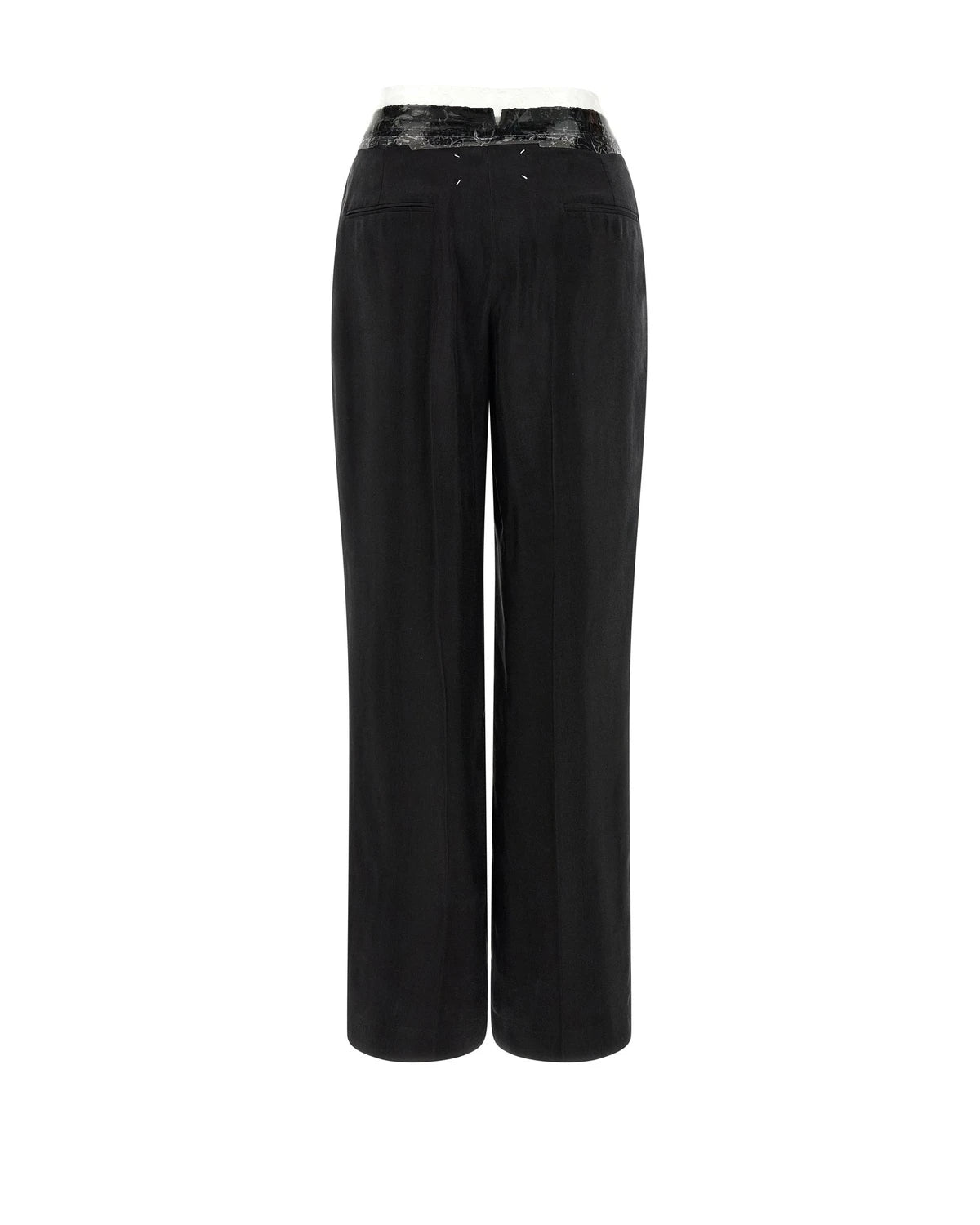 Maison Margiela Trouser in black, Cupro — view 2