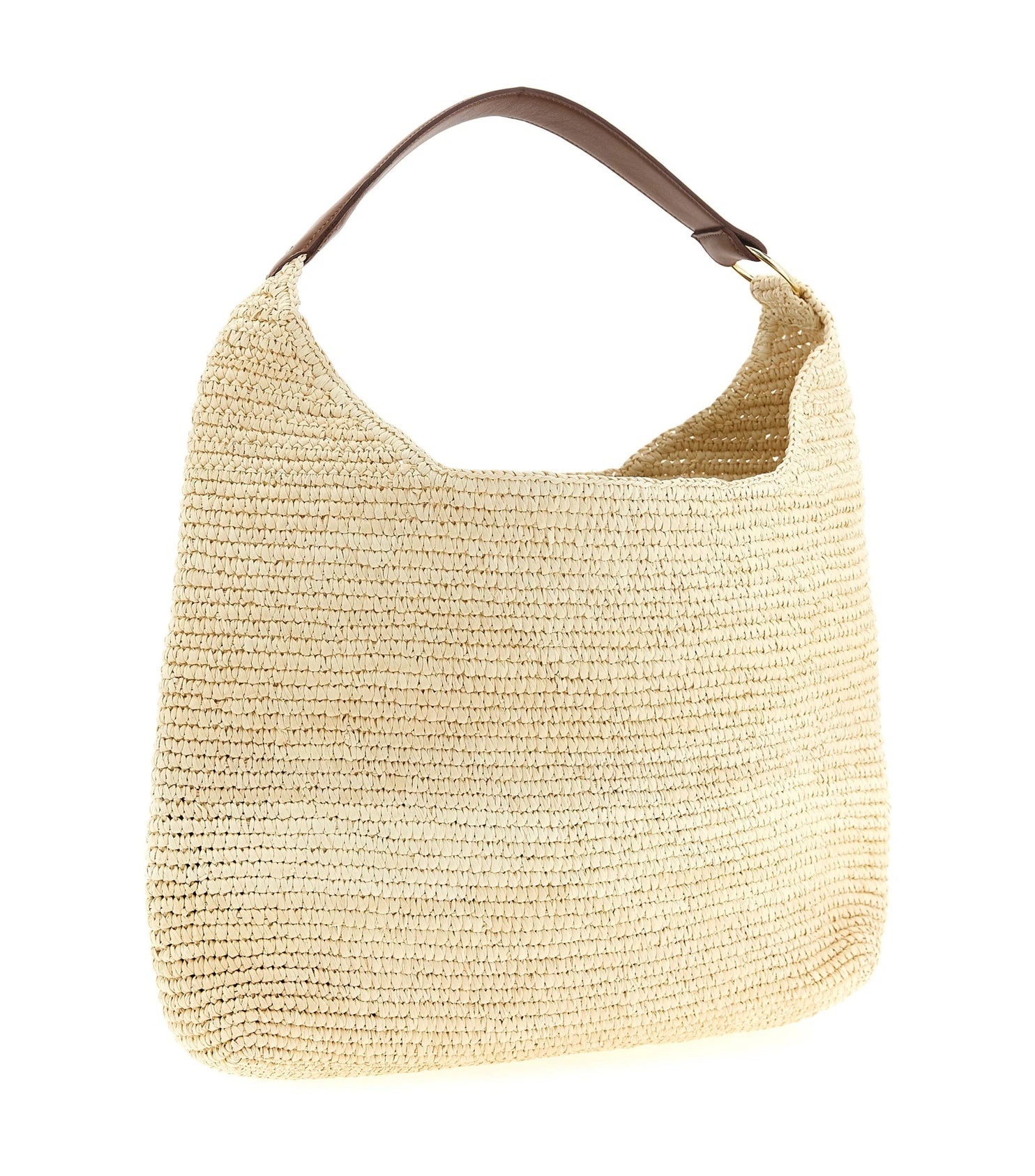 Maison Michel Shoulder Bag in brown, Raffia — view 2
