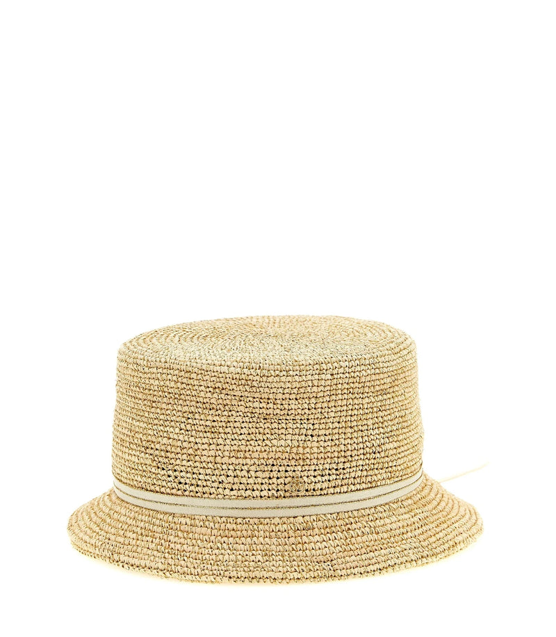 Maison Michel Sun Hat in beige, Straw — view 2
