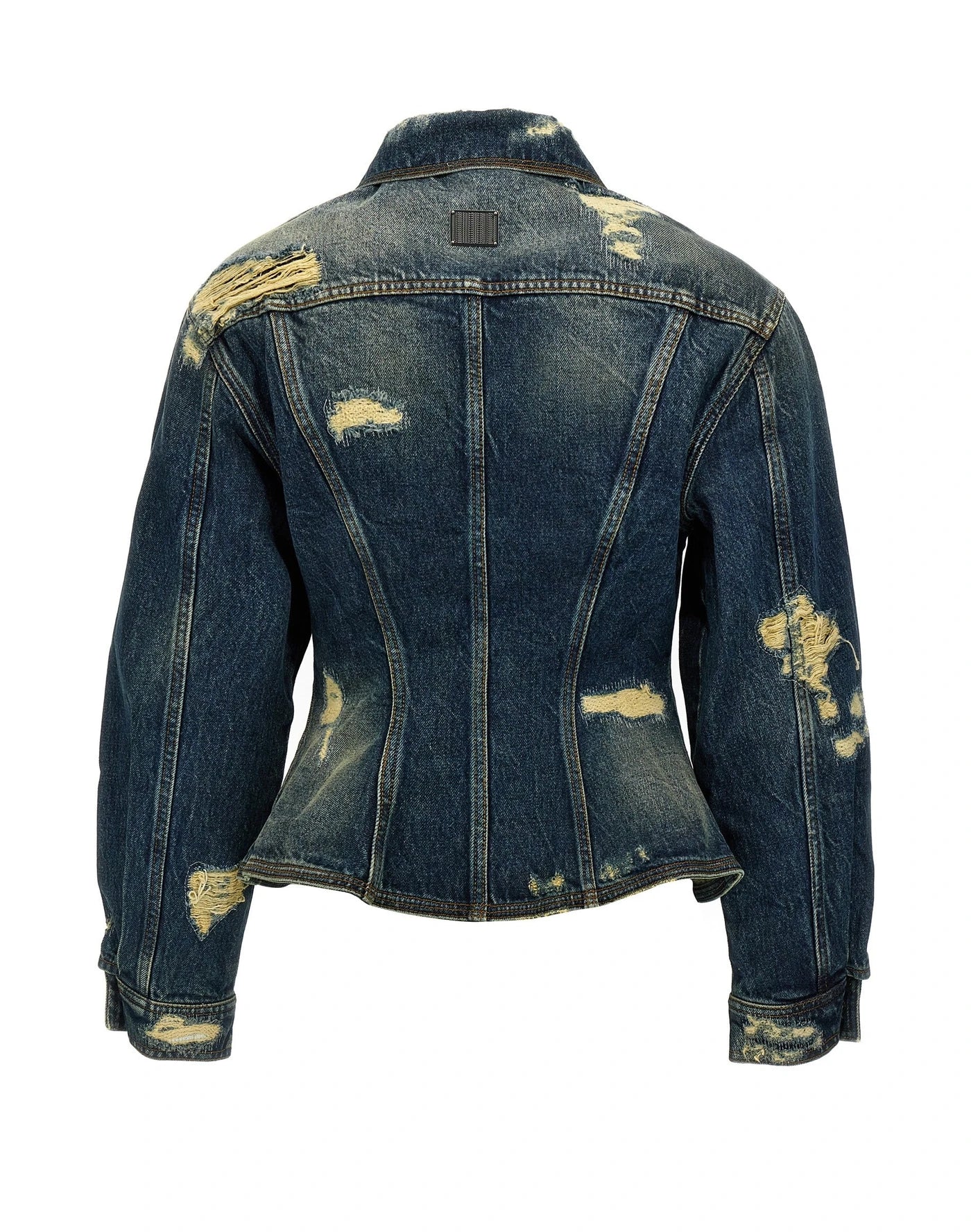 Marc Jacobs Trucker Jacket in blue, Cotton — view 2